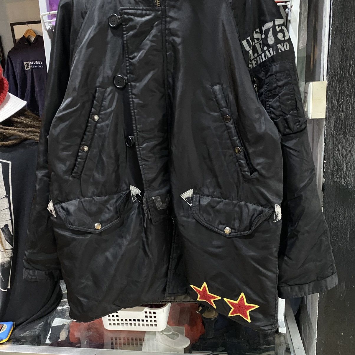 Avirex Avirex Extreme Cold Weather Parka Jacket DANGER Nylon Black Size US M / EU 48-50 / 2 - 5 Thumbnail