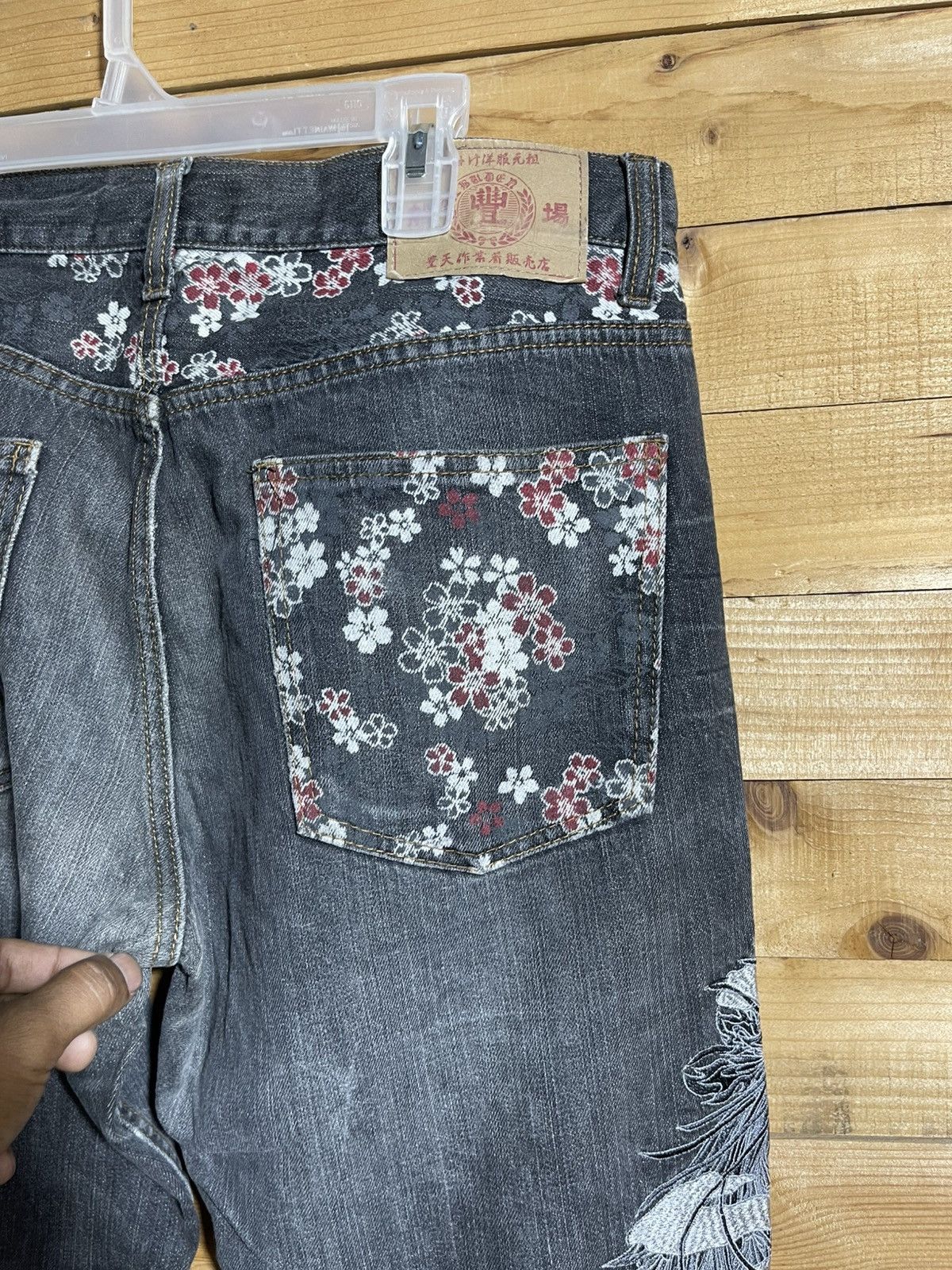 Japanese Brand Vintage buden embroidery distressed jeans Size US 32 / EU 48 - 4 Thumbnail