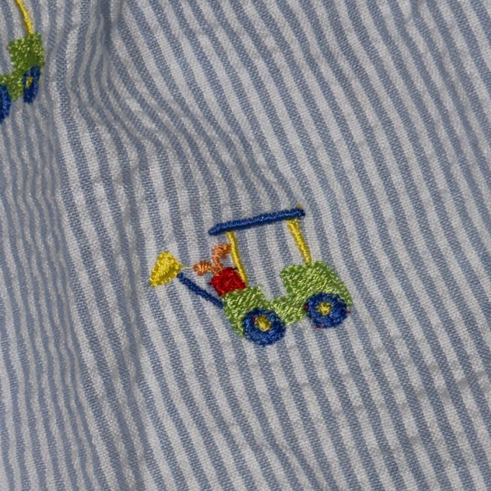 Other Anavini 12 Month Hand Smocked Shorts with Embroidered Trucks Size US 26 / EU 42 - 3 Thumbnail