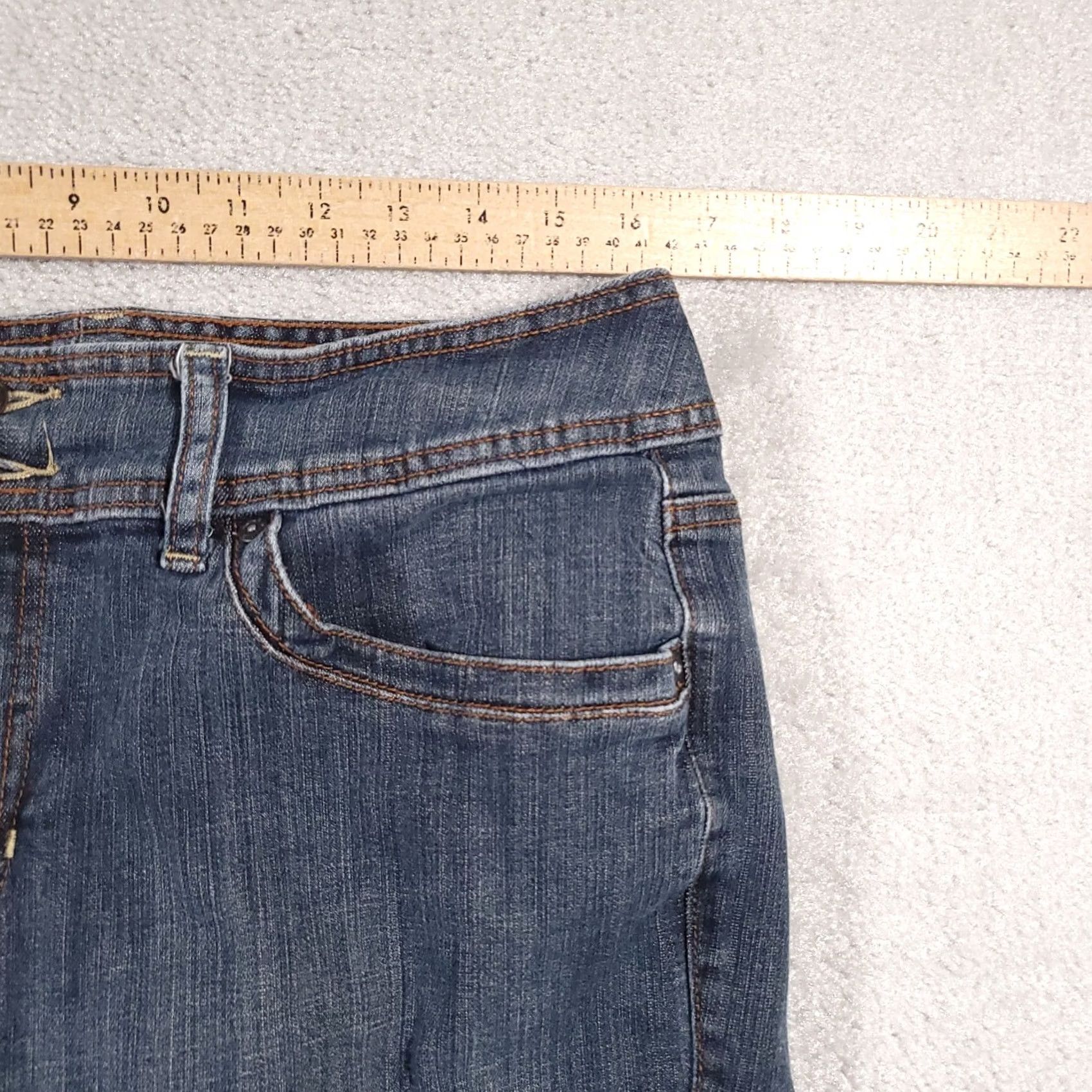 Denime A.N.A. Skinny Denim Jeans Women's 14W Stretch Medium Wash Jeans 31in Inseam Blue 5-Pocket Regular Rise Mens? Size 24" / US 00 / IT 34 - 6 Thumbnail