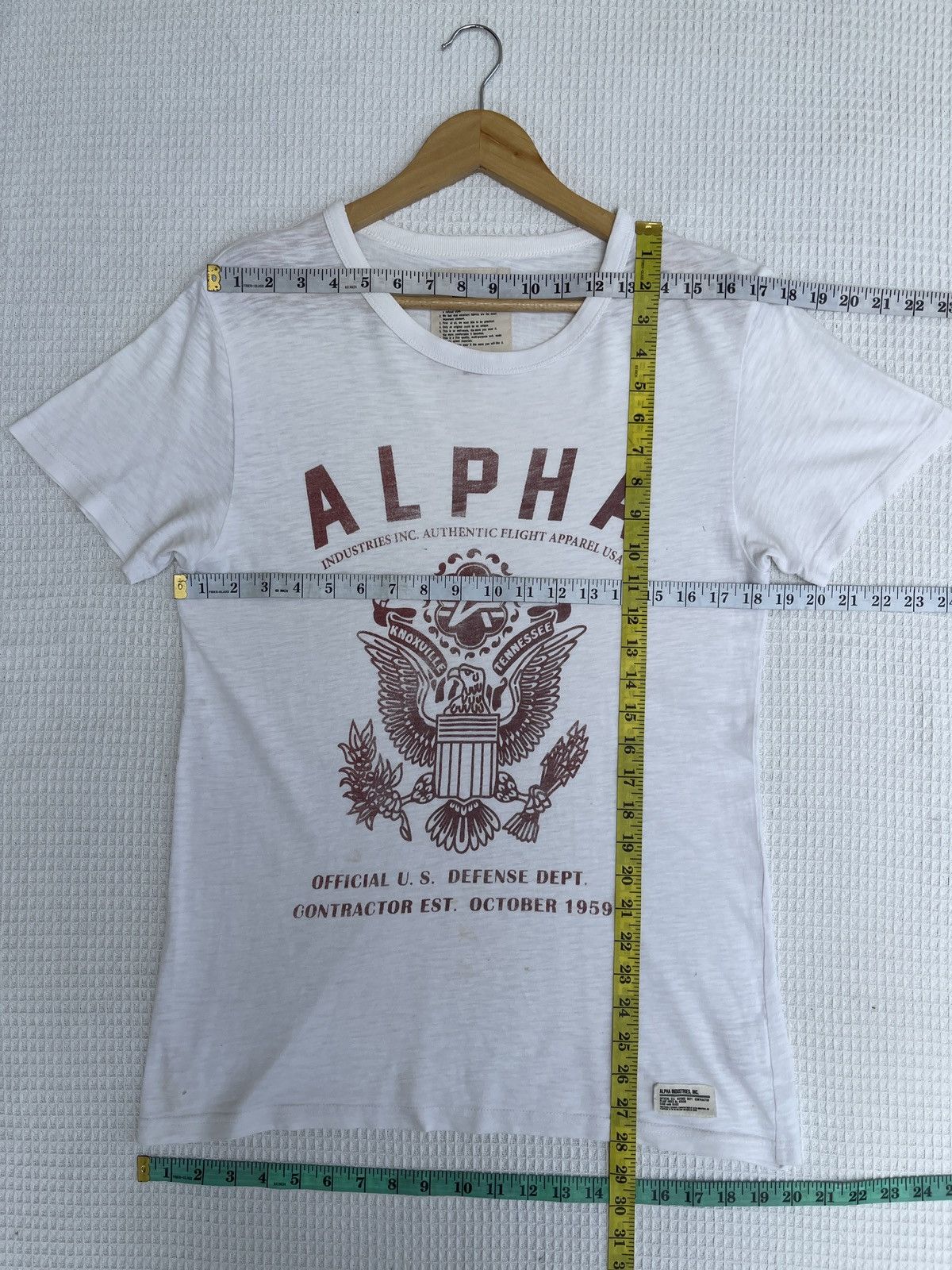 Alpha Industries × Vintage Last Drop🔥Rare🔥Vintage ALPHA Industries Military T-Shirt Size US M / EU 48-50 / 2 - 13 Thumbnail