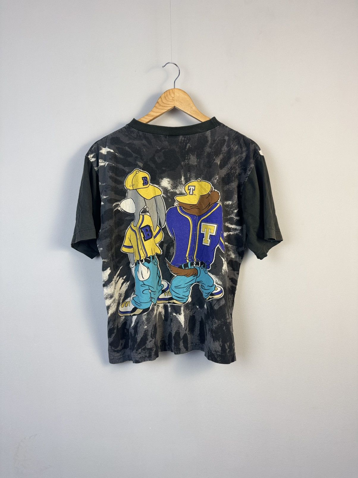 Cartoon Network × Vintage × Warner Bros Bugs Bunny & Taz Tasmanian devil t-shirt 1995 Size US S / EU 44-46 / 1 - 7 Thumbnail
