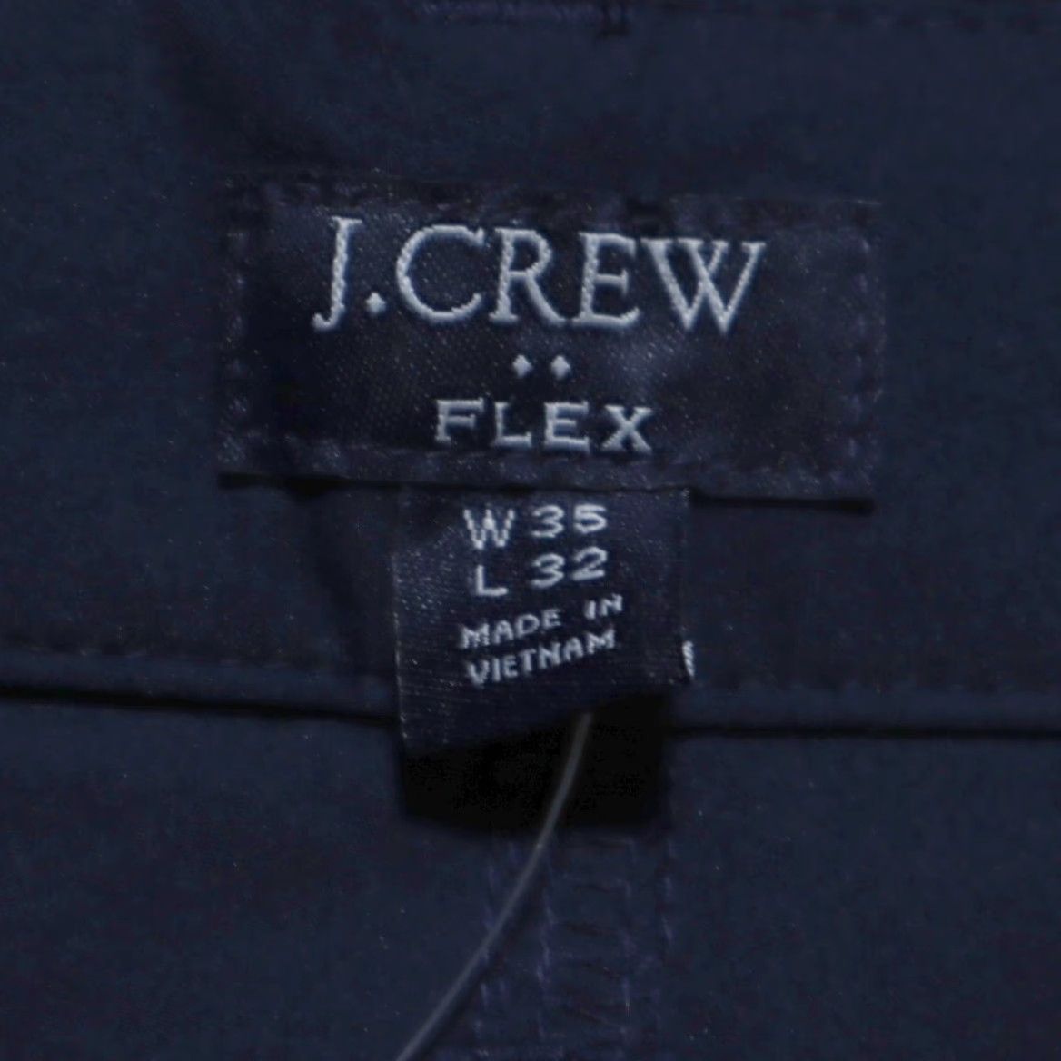 J.Crew J. Crew Slim Polyester Microfiber Chino Pants Navy Blue Men's 35 Size US 35 - 5 Thumbnail