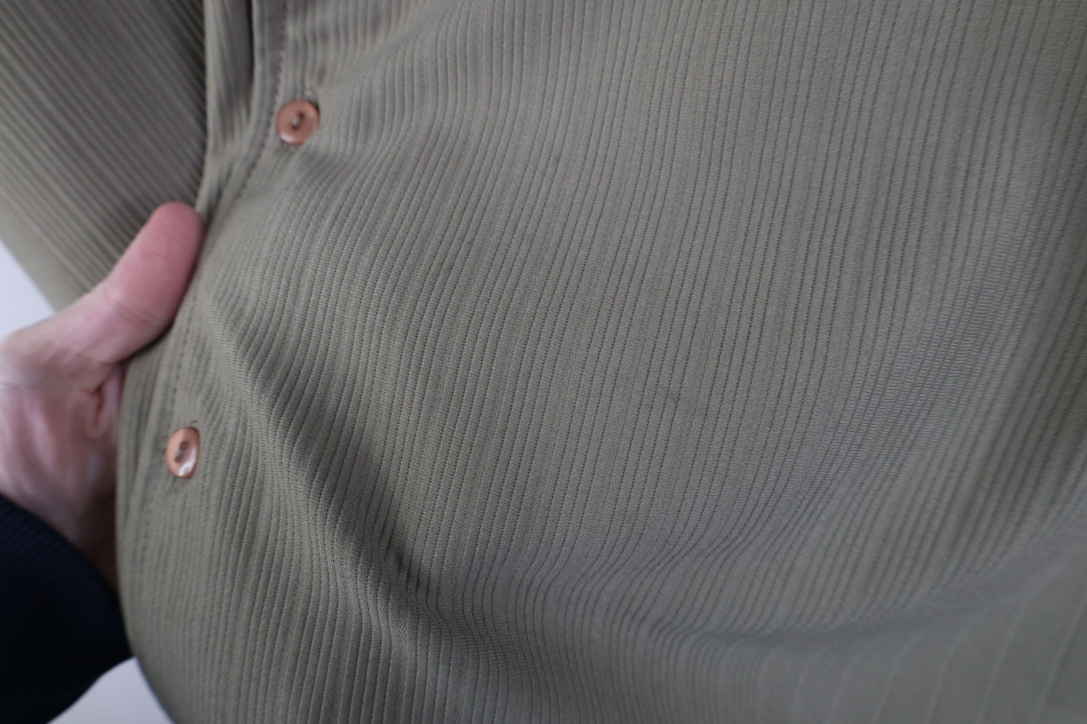 Vintage Vintage 90s Y2K Streetwear Knit Camp Collar Button Shirt Size US XL / EU 56 / 4 - 7 Thumbnail