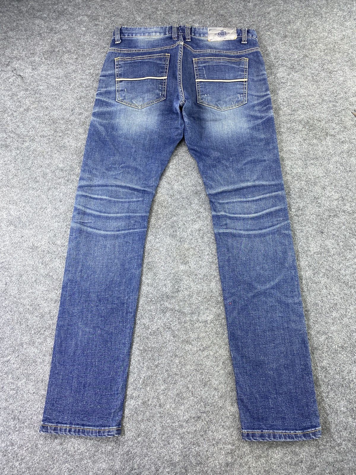 Japanese Brand Japanese Brand DPSR Distressed Blue Wash Denim - J1080 Size US 32 / EU 48 - 7 Thumbnail