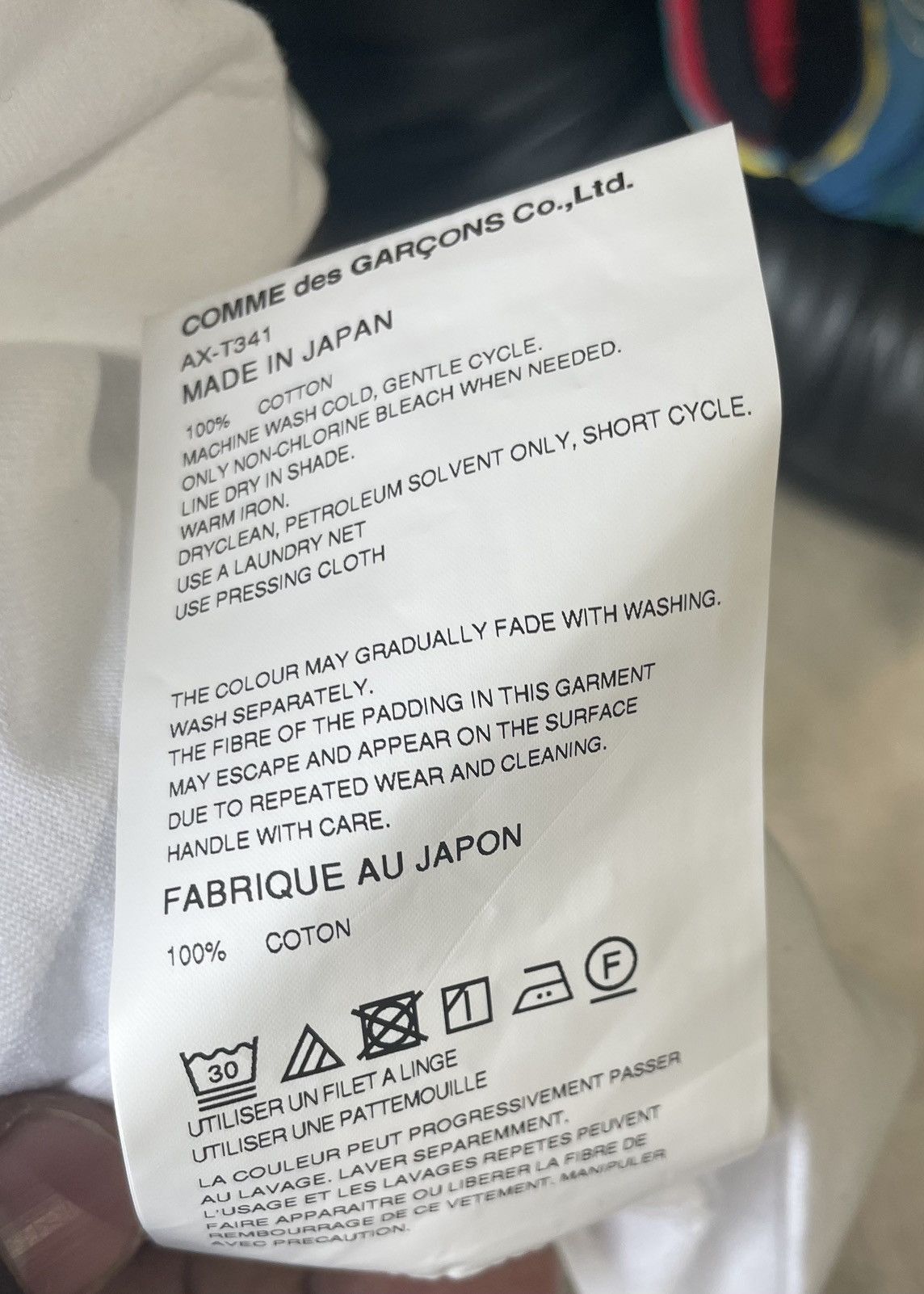 Comme des Garcons Comme Des Garcon Tee Size US XXL / EU 58 / 5 - 3 Thumbnail