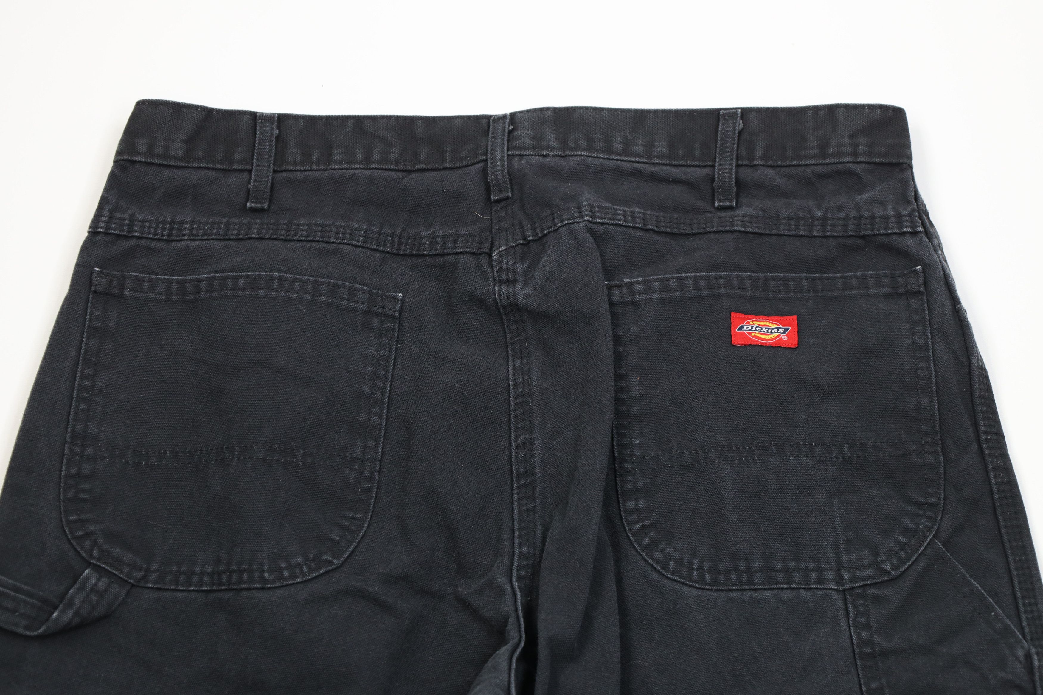 Dickies Vintage 90s Y2K Dickies Heavy Wide Leg Dungaree Pants Black Size US 36 / EU 52 - 12 Thumbnail