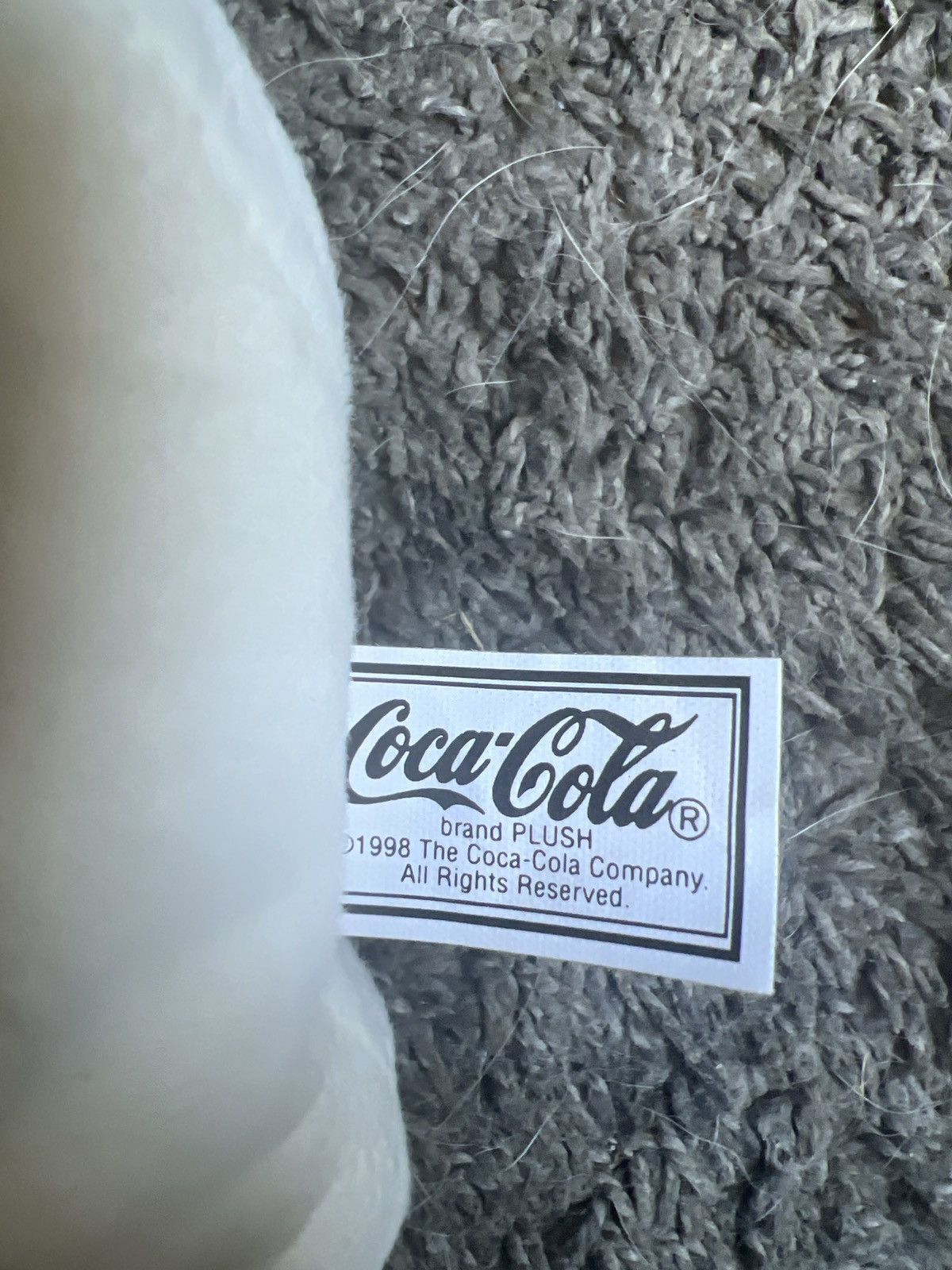 Coca Cola 1998 Coca-Cola Polar Bear In Checker Cap And Scarf Plush Size ONE SIZE - 6 Thumbnail