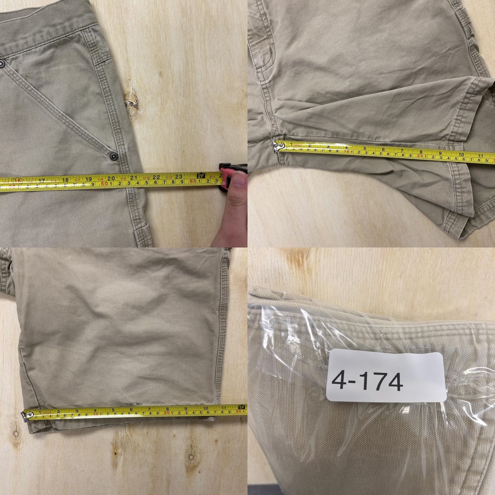 Vintage Columbia Chino Shorts Mens 36 Beige Canvas Utility Pockets 11 Inseam Workwear Size US 36 / EU 52 - 8 Thumbnail