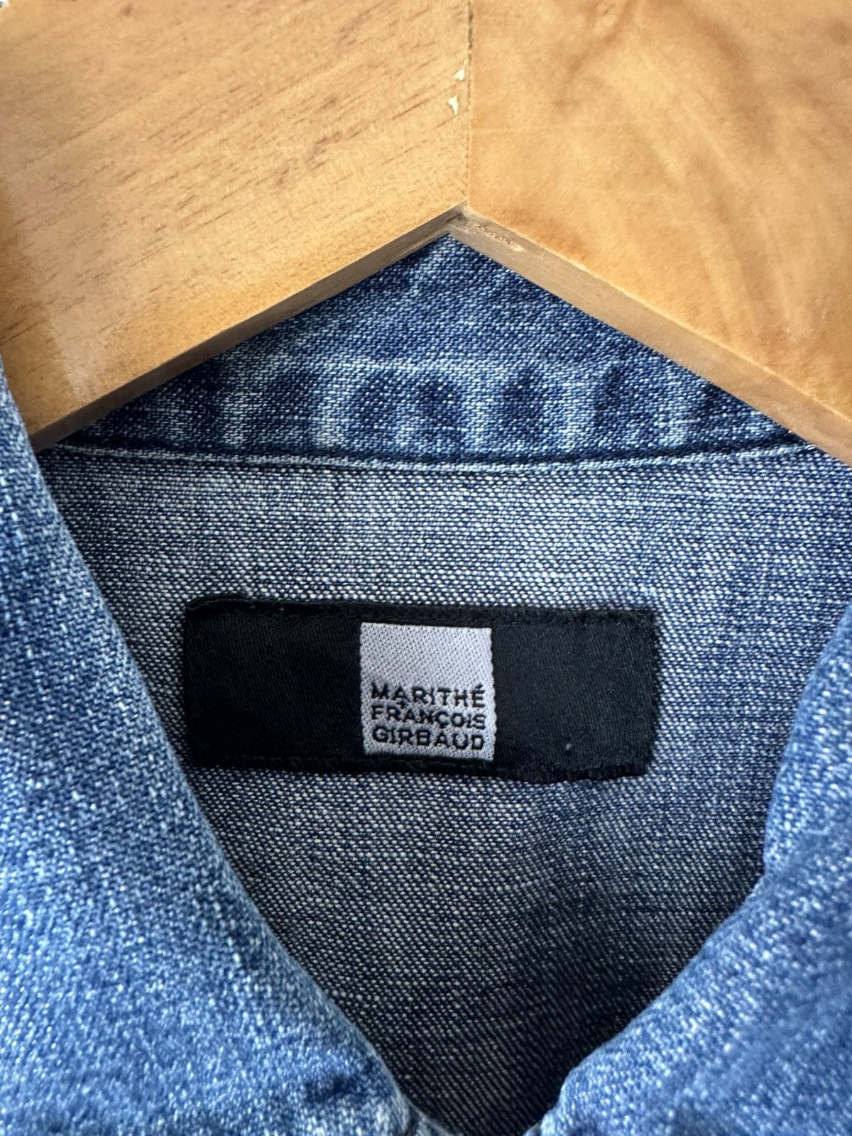 Marithe + Francois Girbaud Vintage Marithé François Girbaud Denim Western Shirt Size US M / EU 48-50 / 2 - 9 Thumbnail