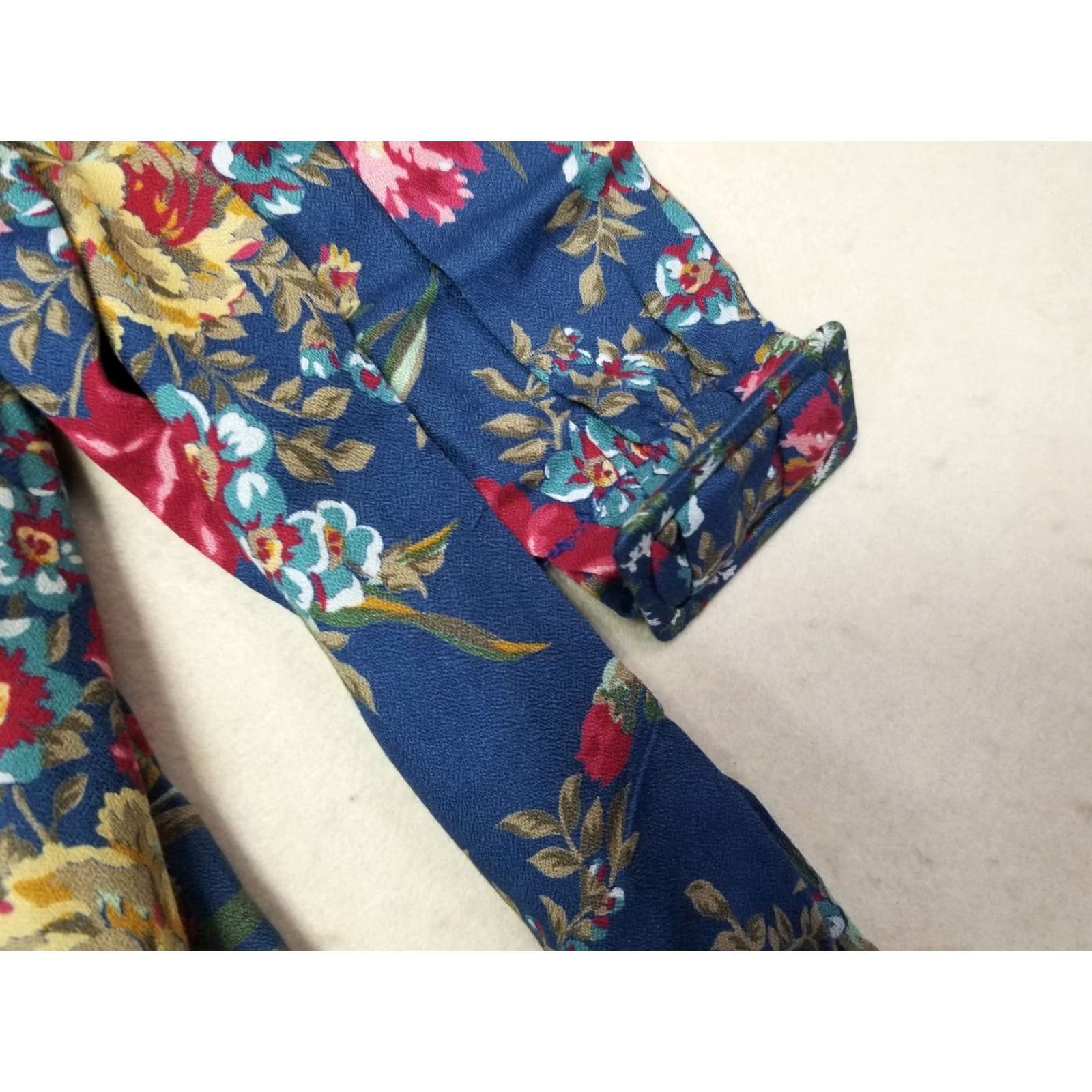 Vintage Vintage Susan Bristol Skirt Floral Tropical Print Belted Womens Size 4 USA Made - High-Rise Casual Party Size 27" / US 4 / IT 40 - 5 Thumbnail