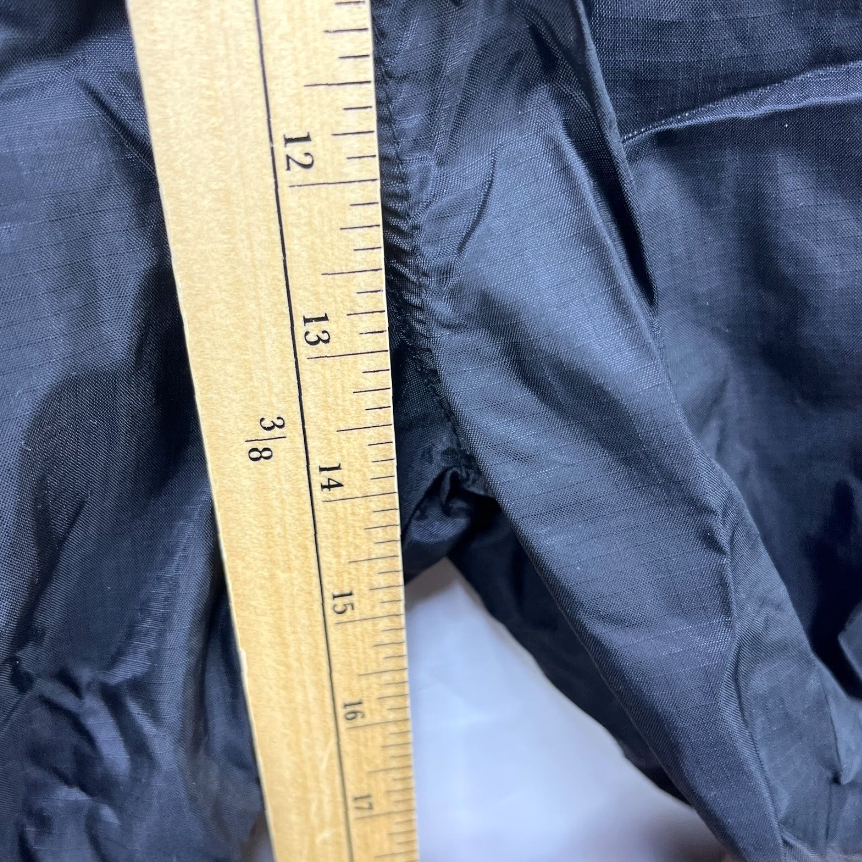 Starter VINTAGE Starter Track Pants Windbreaker Swishy Pants Large Black Mens Size US 33 - 6 Thumbnail