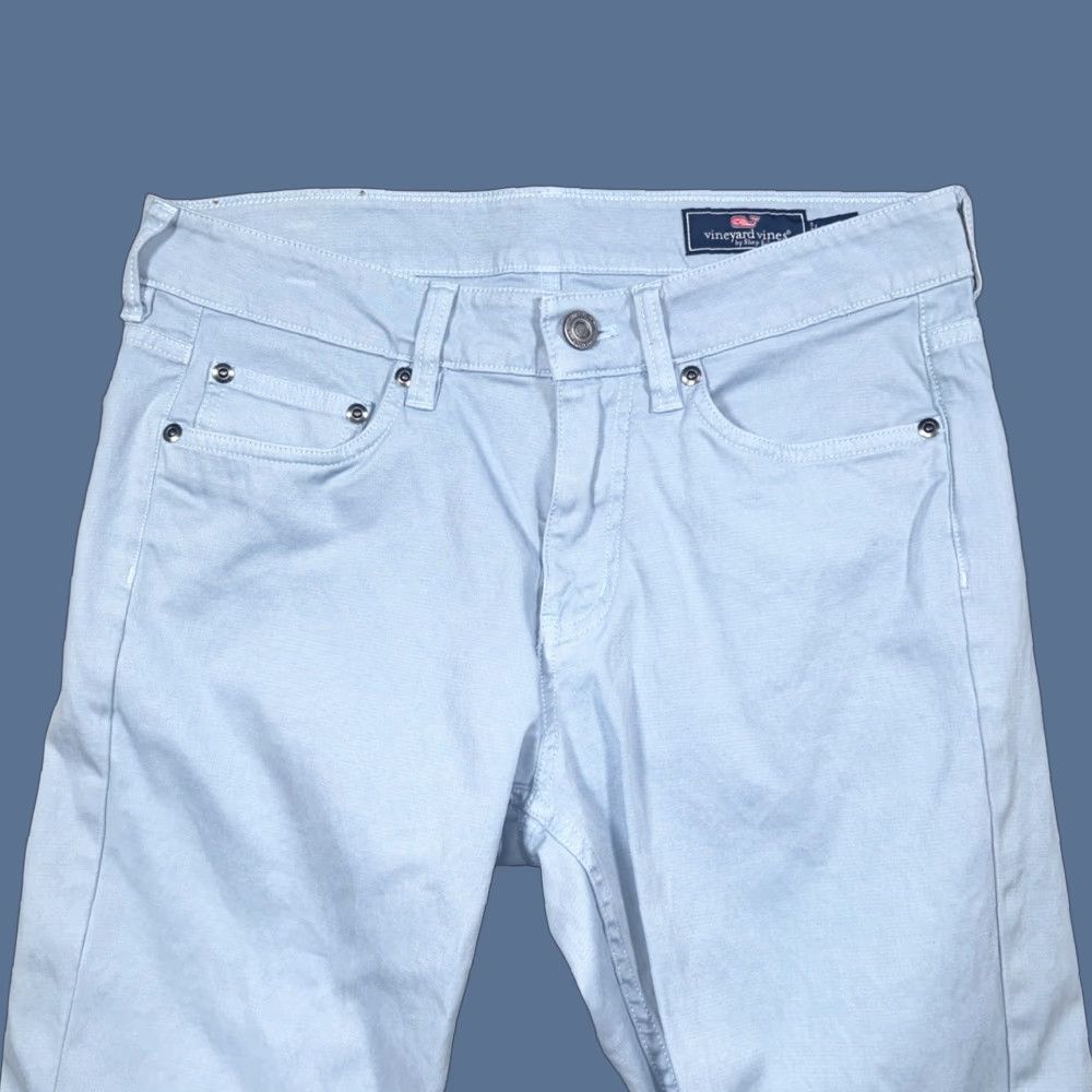 Vineyard Vines Vineyard Vines Pants Mens 30x30 Khaki Stretch 5-Pocket Twill Light Blue Size US 30 / EU 46 - 1 Thumbnail