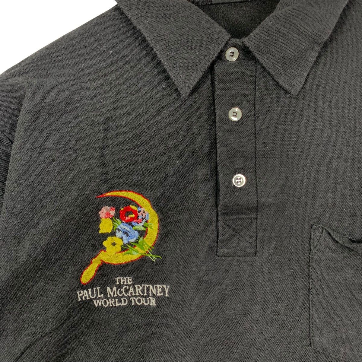 Vintage Vintage 90s THE PAUL MCCARTNEY World Tour Usa Band Shirt Size US L / EU 52-54 / 3 - 3 Thumbnail