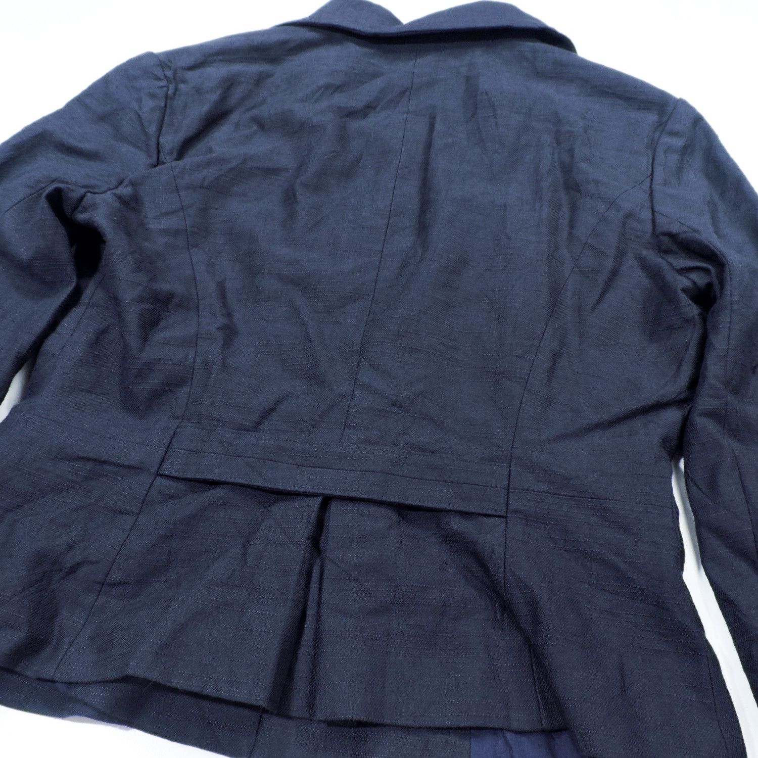 Karl Lagerfeld KARL LAGERFELD NOTCHED LAPEL DECORATIVE CUTOUTS BLAZER Size XS / US 0-2 / IT 36-38 - 11 Thumbnail