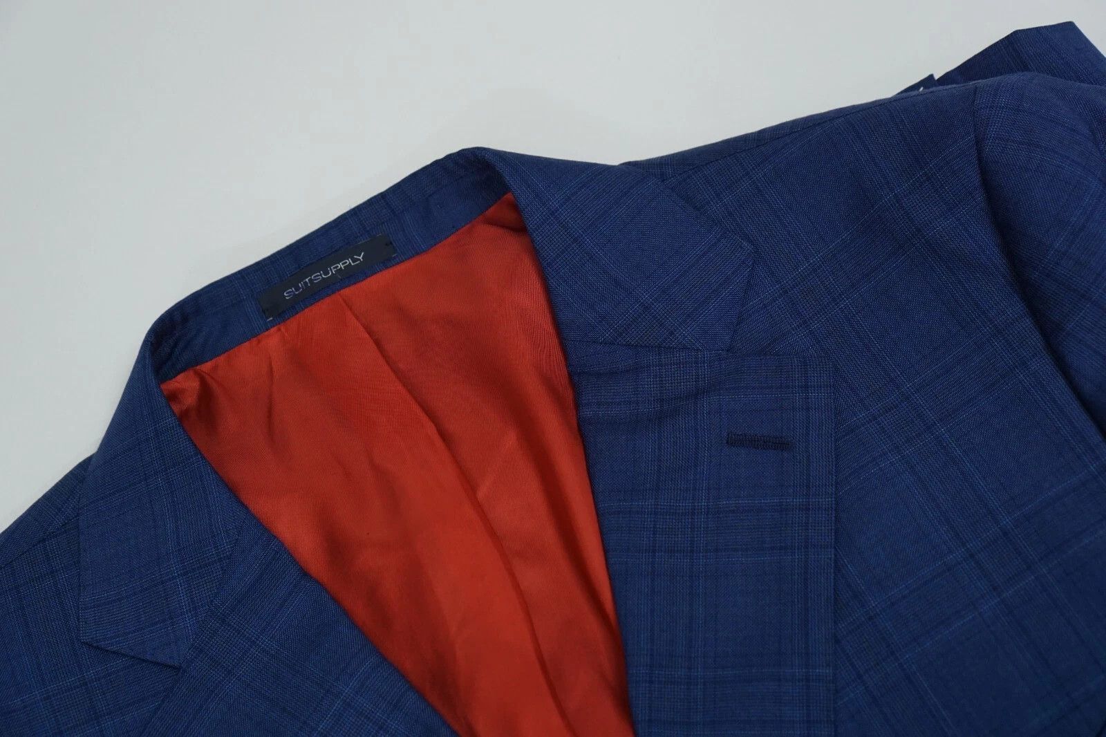 Suitsupply Men Suitsupply Blazer La Spalla Blue Carlo Barbera UK/US56S Size 54L - 3 Thumbnail