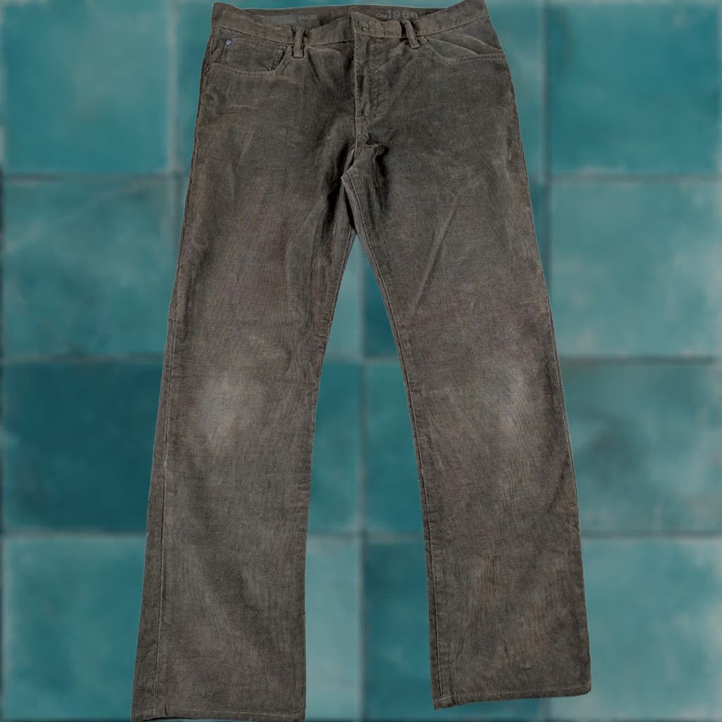 Gap VINTAGE Gap Corduroy Pants Bootcut 34x31 Gray Men's 1969 Preppy Size US 34 / EU 50 - 1 Thumbnail