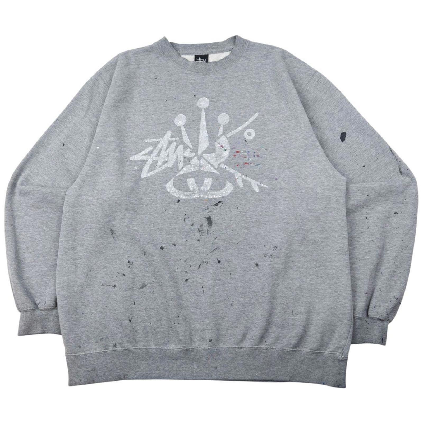 Stussy Vintage 90s Stussy Graphic Sweatshirt Size XL Size US XL / EU 56 / 4 - 1 Thumbnail