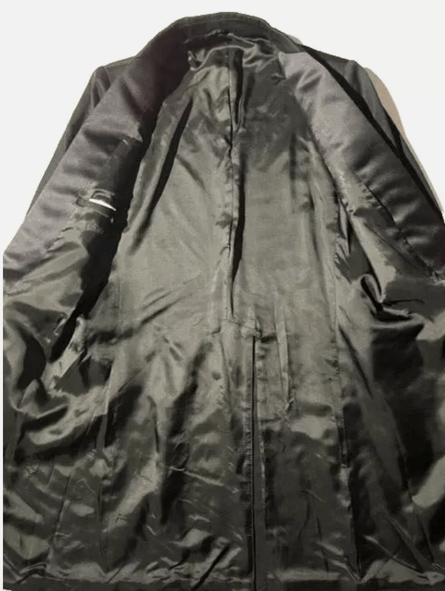 Helmut Lang Rare 1998 HELMUT LANG Mens Archival Black Wool Tuxedo Coat Size US M / EU 48-50 / 2 - 9 Thumbnail