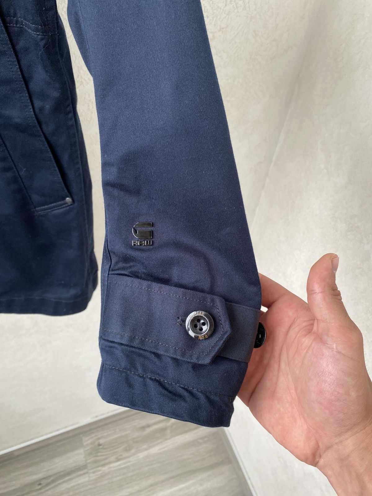 G-Star G-Star Raw Garber Navy Military Cotton Trench Coat Jacket Size US M / EU 48-50 / 2 - 9 Thumbnail