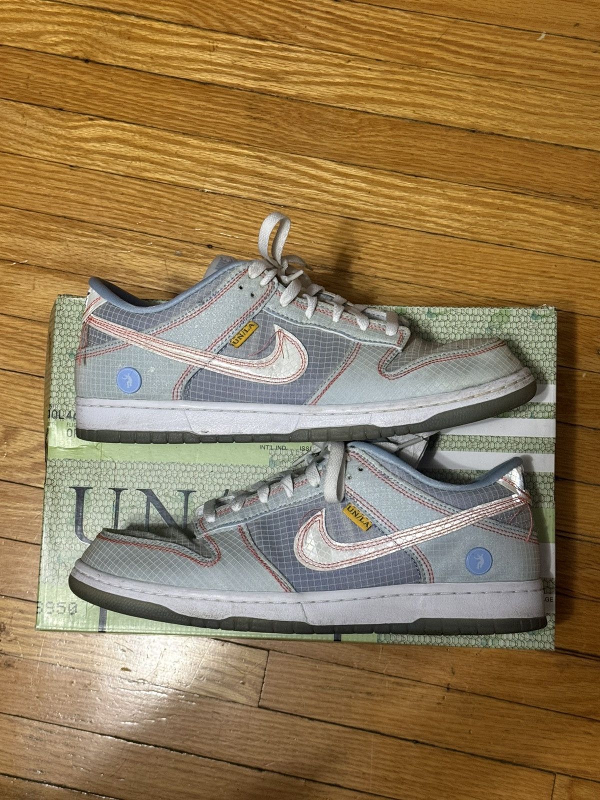 Nike Nike Union Dunk Low Argon Size US 11 / EU 44 - 4 Thumbnail
