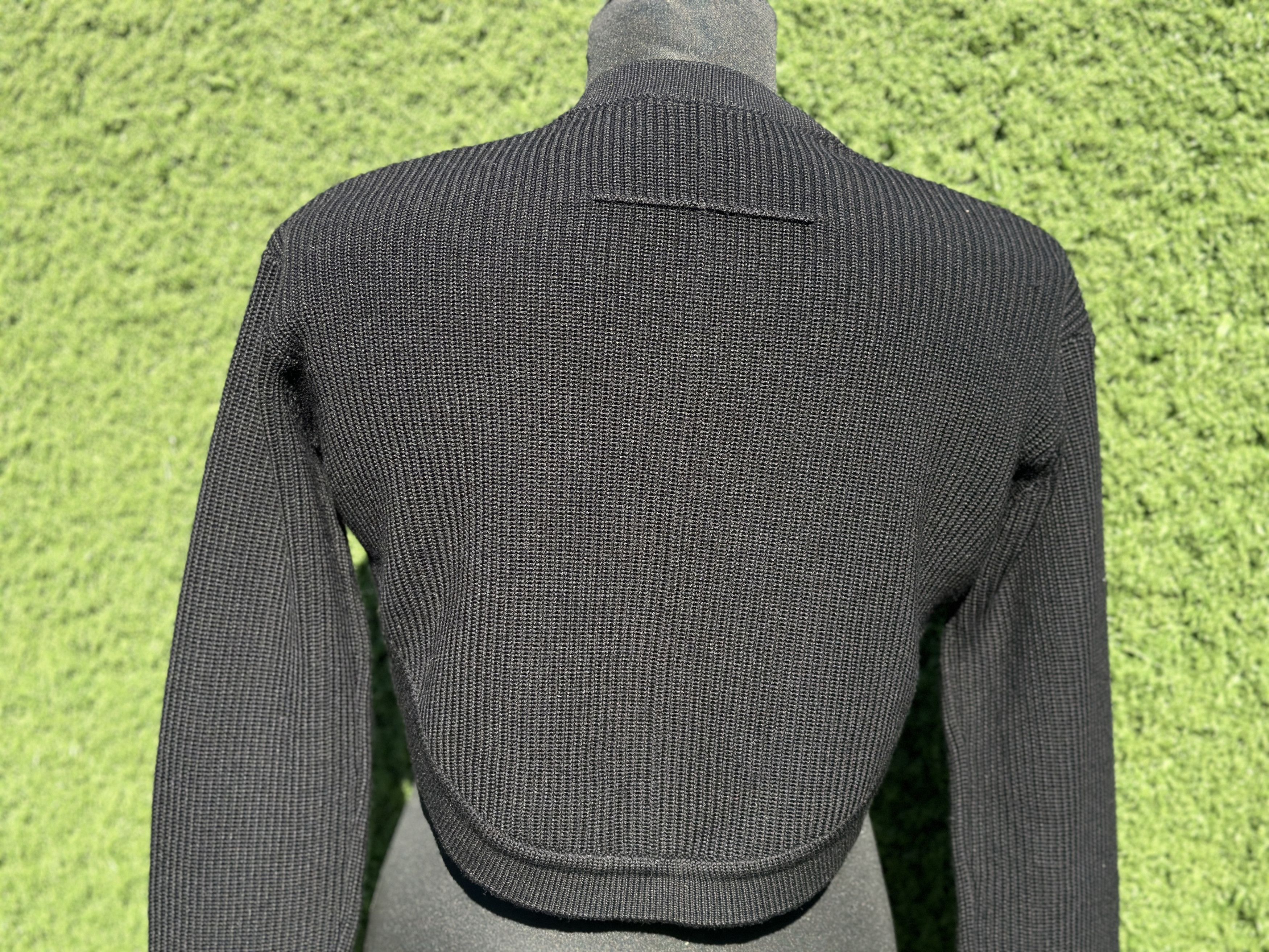 Givenchy Givenchy Paris Cropped Wool Knit Sweater Cut Out Bolero S Size S / US 4 / IT 40 - 6 Thumbnail