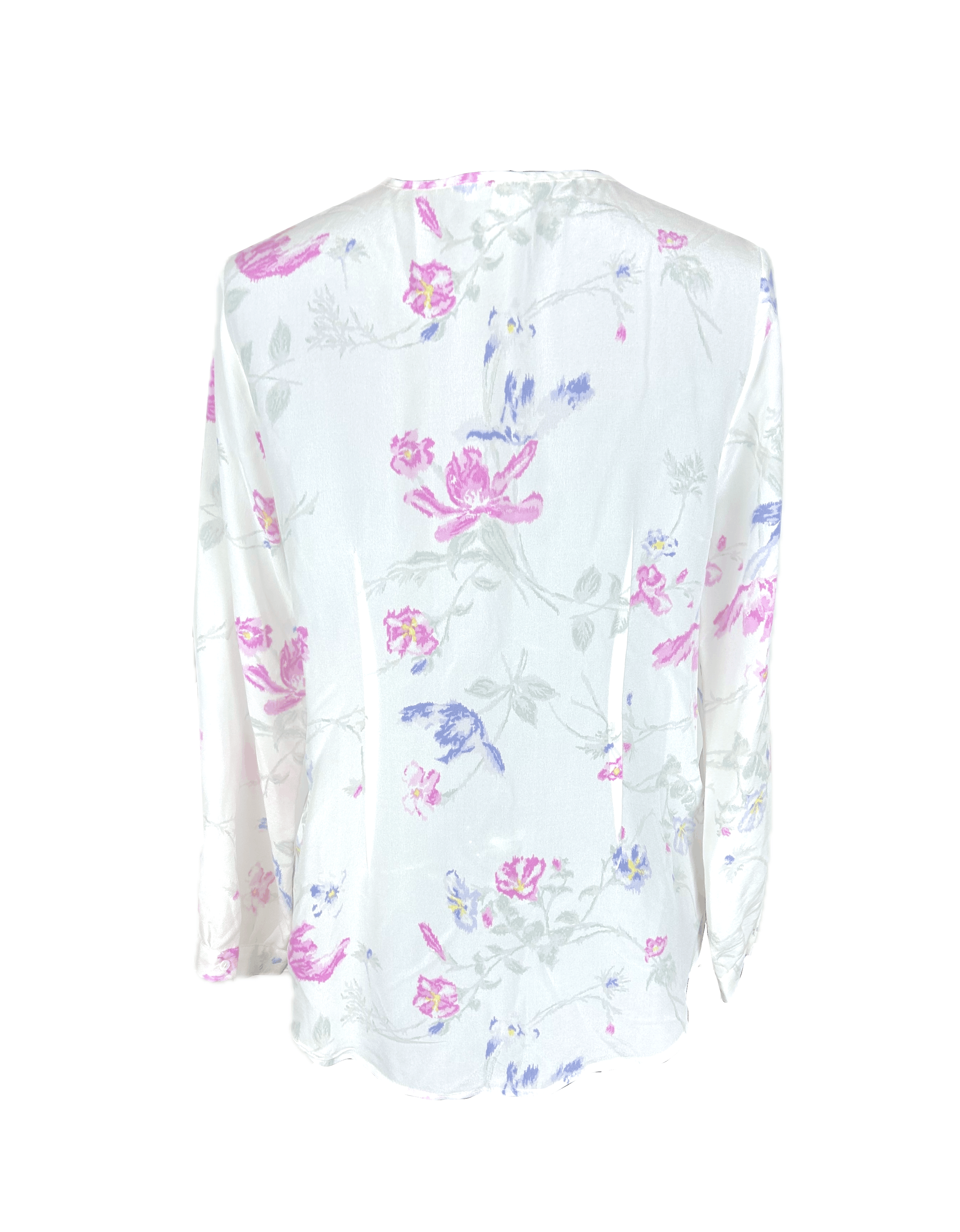 Joie Joie Silk Floral Print Blouse Size XS / US 0-2 / IT 36-38 - 5 Thumbnail