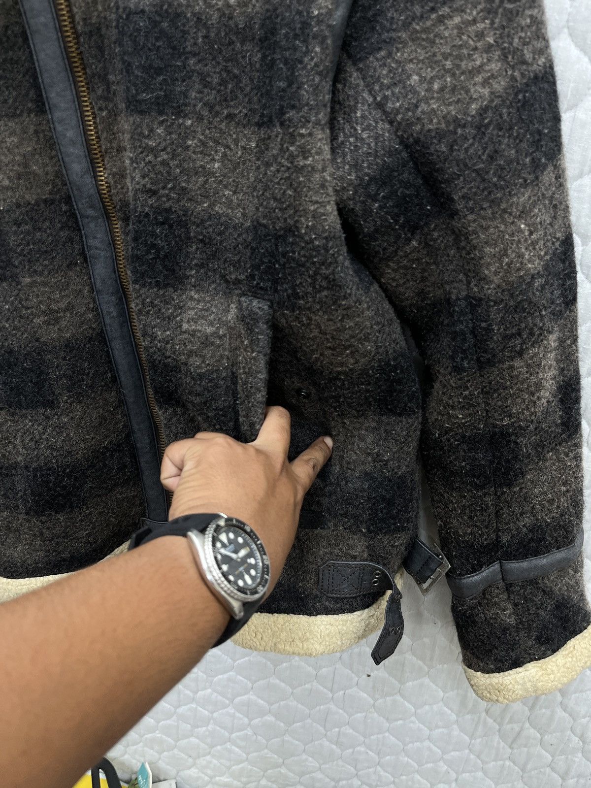 Diesel 🔥STEALS🔥 DIESEL SHEARLING JACKET Size M / US 6-8 / IT 42-44 - 16 Thumbnail