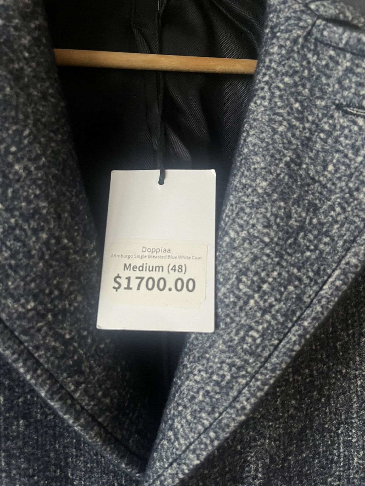 Doppiaa Doppiaa - Single Breasted Blue Overcoat Size US M / EU 48-50 / 2 - 5 Thumbnail