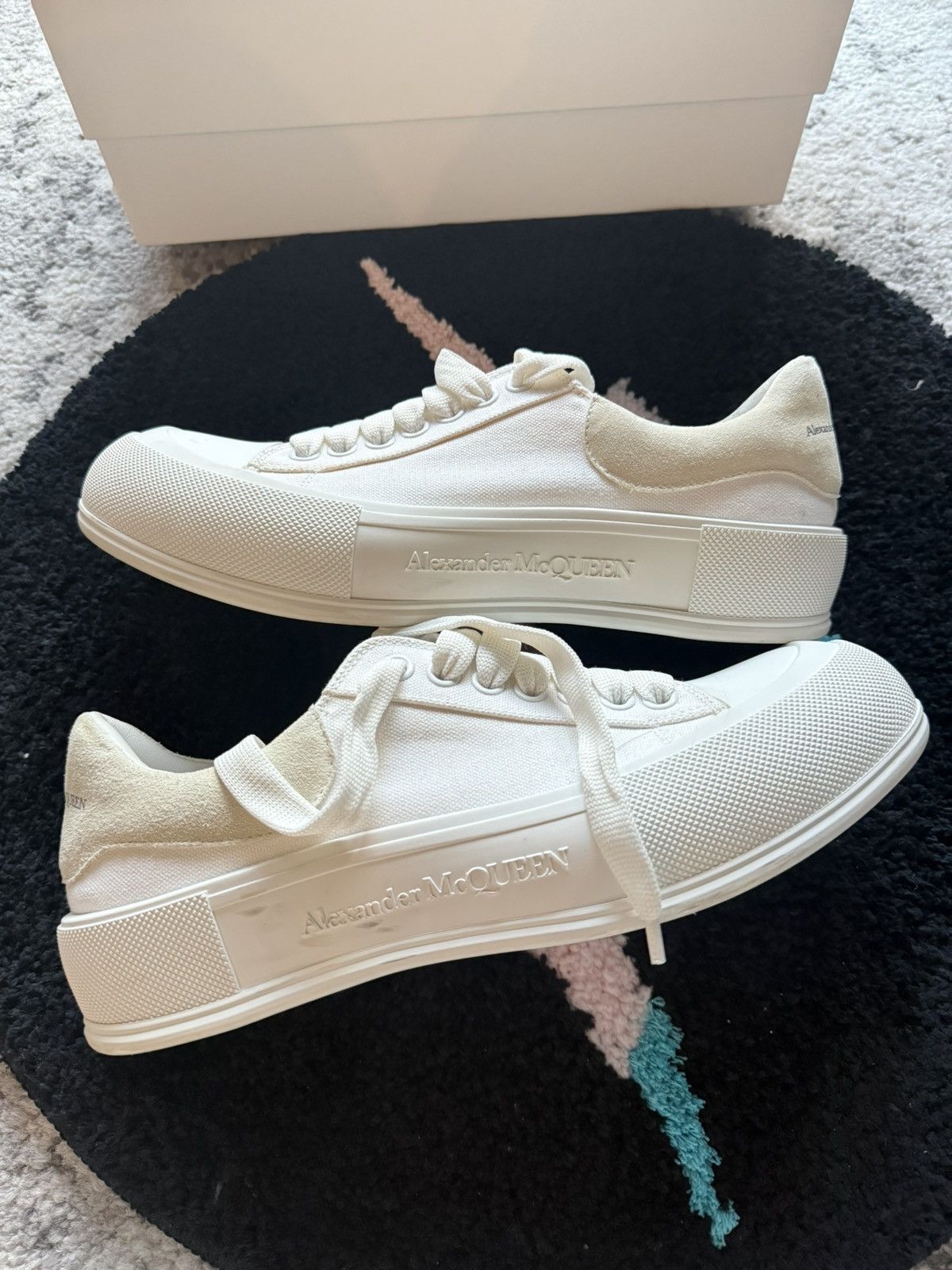 Alexander McQueen Alexander McQueen Deck Plimsoll Lace-Up Sneakers Size US 9 / EU 42 - 3 Thumbnail