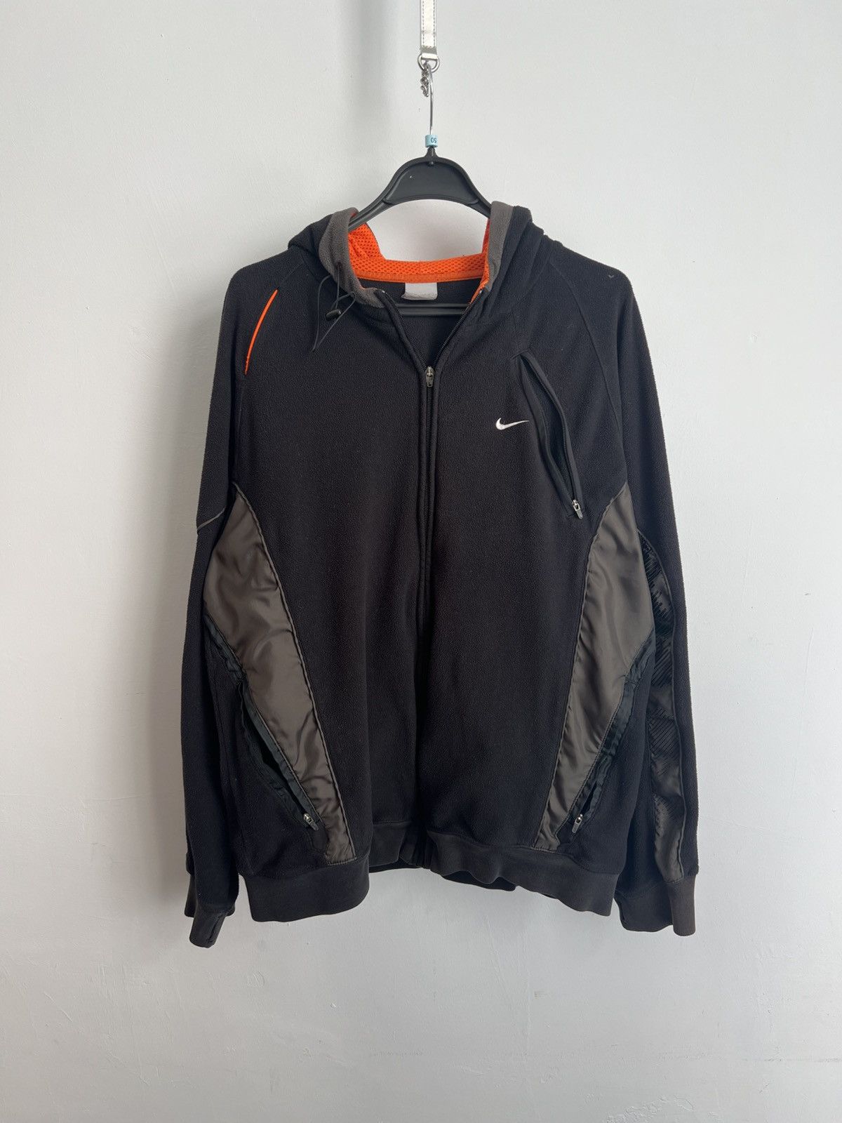 Nike NIKE SHOX TEDDY FLEECE VINTAGE CENTER LOGO BOXY ZIP HOODIE Size US L / EU 52-54 / 3 - 1 Thumbnail