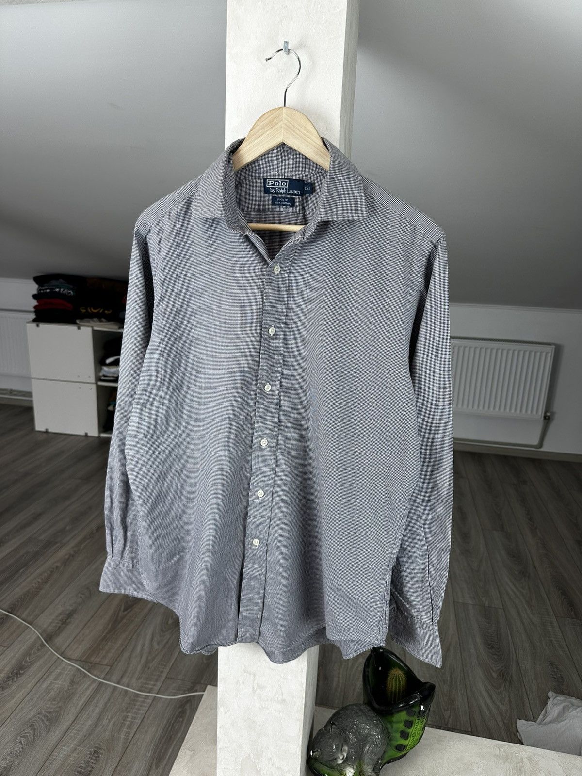 Designer Ralph Lauren Shirt Button Up Striped Vintage Classic Fit Size US M / EU 48-50 / 2 - 1 Thumbnail