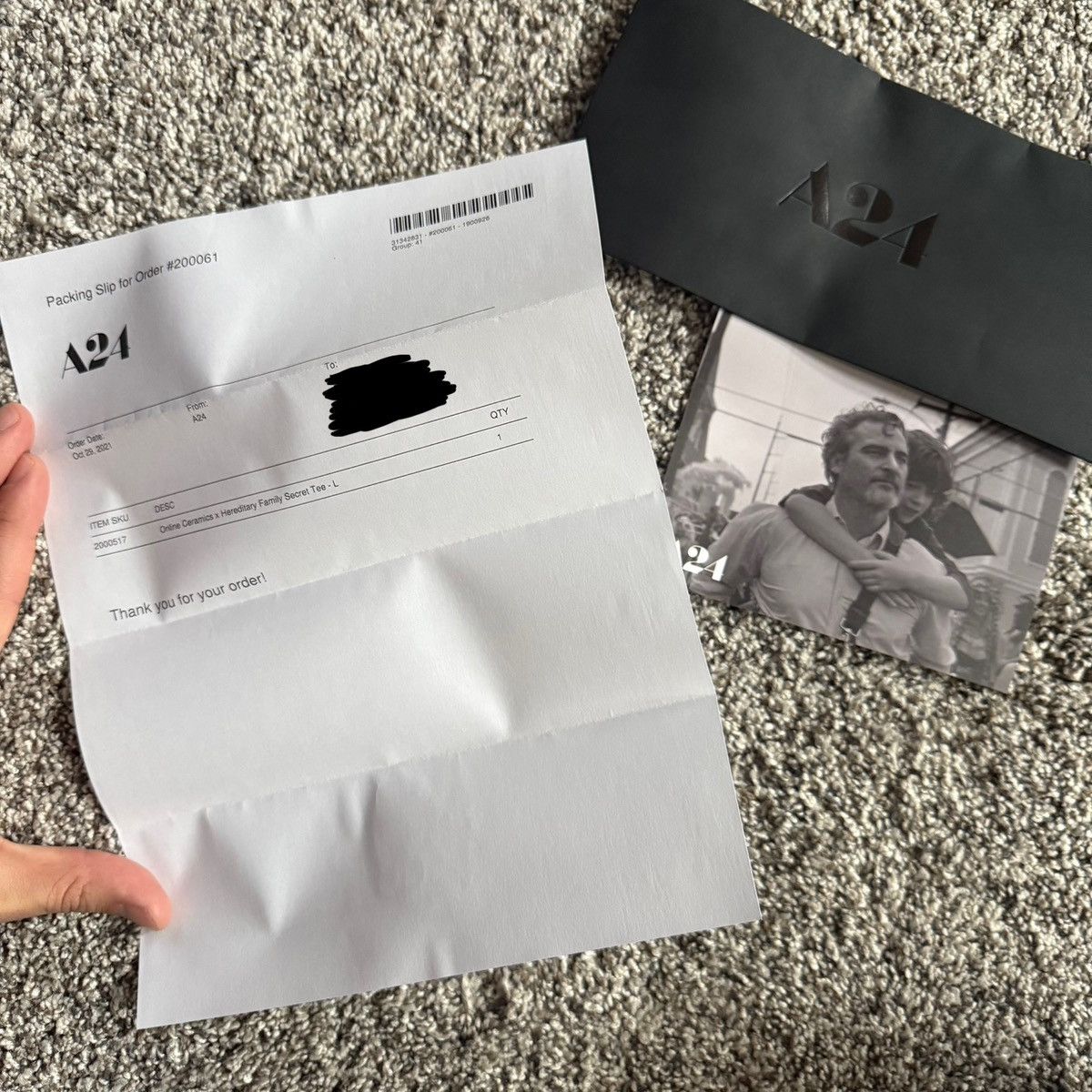 A24 A24 Hereditary Family Secret Tee T-Shirt BRAND NEW SEALED L Size US L / EU 52-54 / 3 - 4 Thumbnail