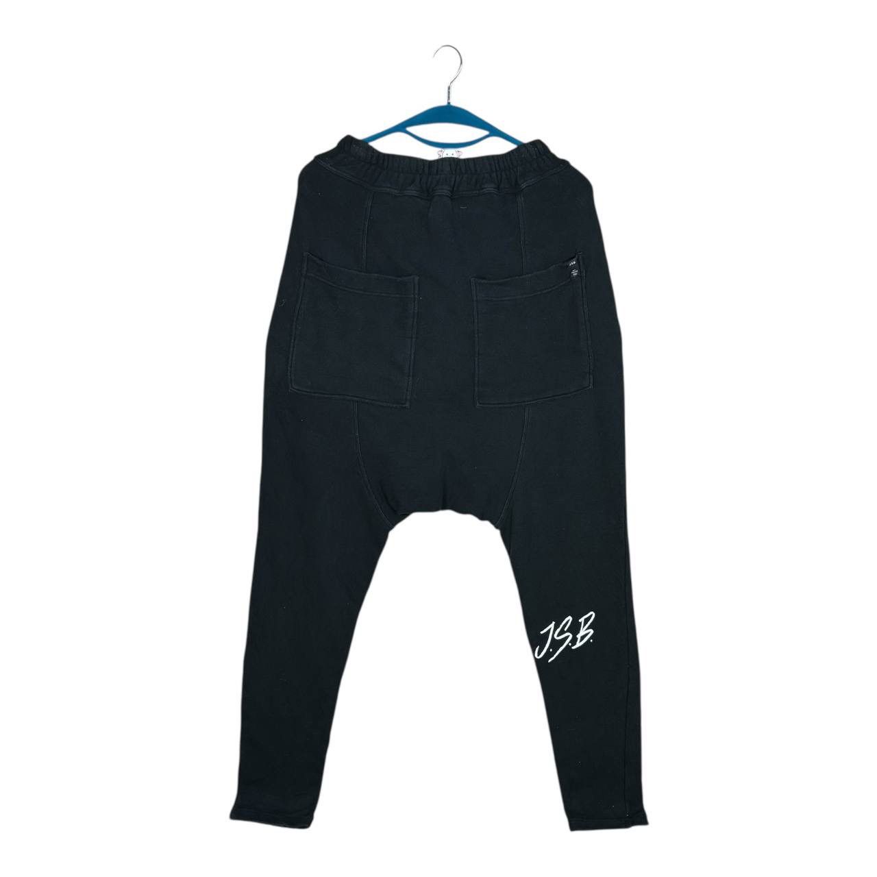 Japanese Brand J.S.B Japan Sarouel Drop Crotch Sweatpants Black Size M Size US 32 / EU 48 - 2 Thumbnail