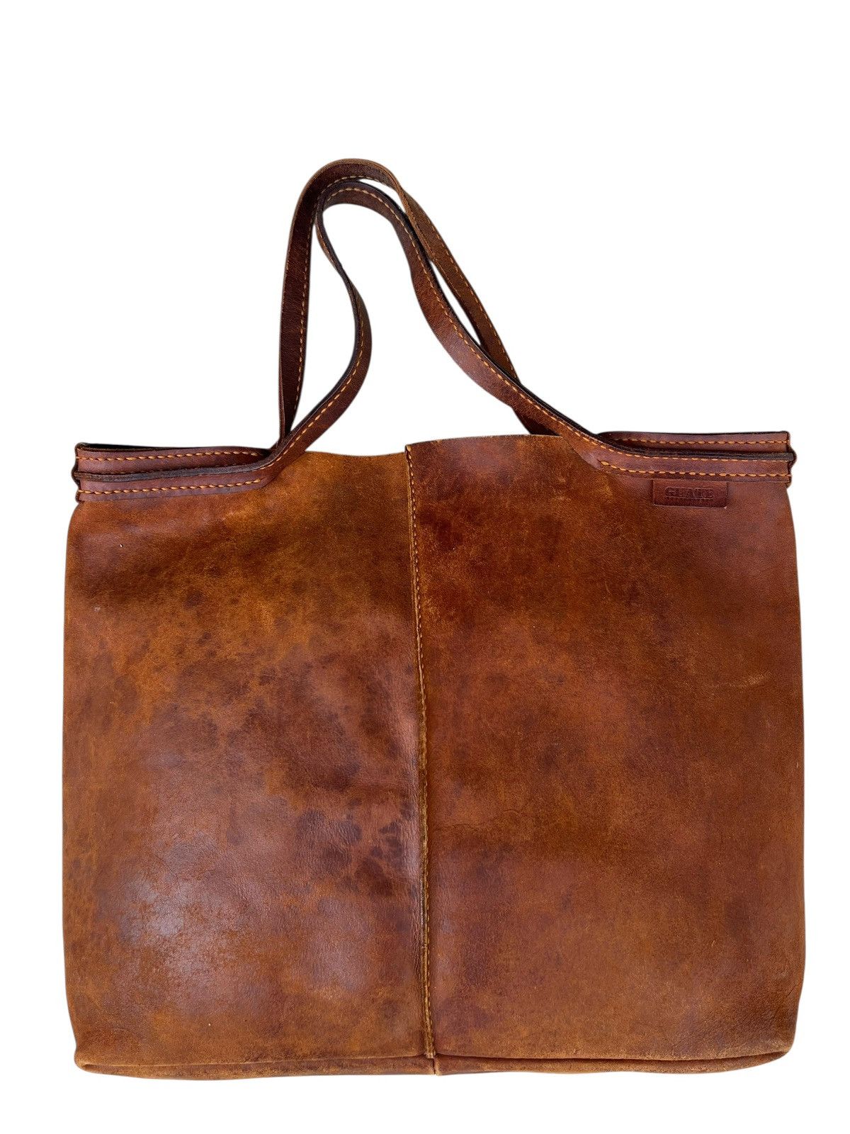 Leather Distressed Patina Leather Tote Bag GUATE Japan Size ONE SIZE - 9 Thumbnail