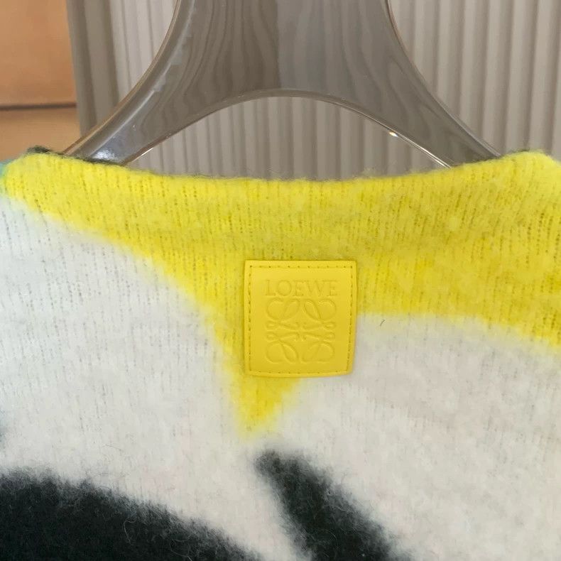 Loewe LOEWE Logo sweater jacket with color patch Size M / US 6-8 / IT 42-44 - 2 Thumbnail