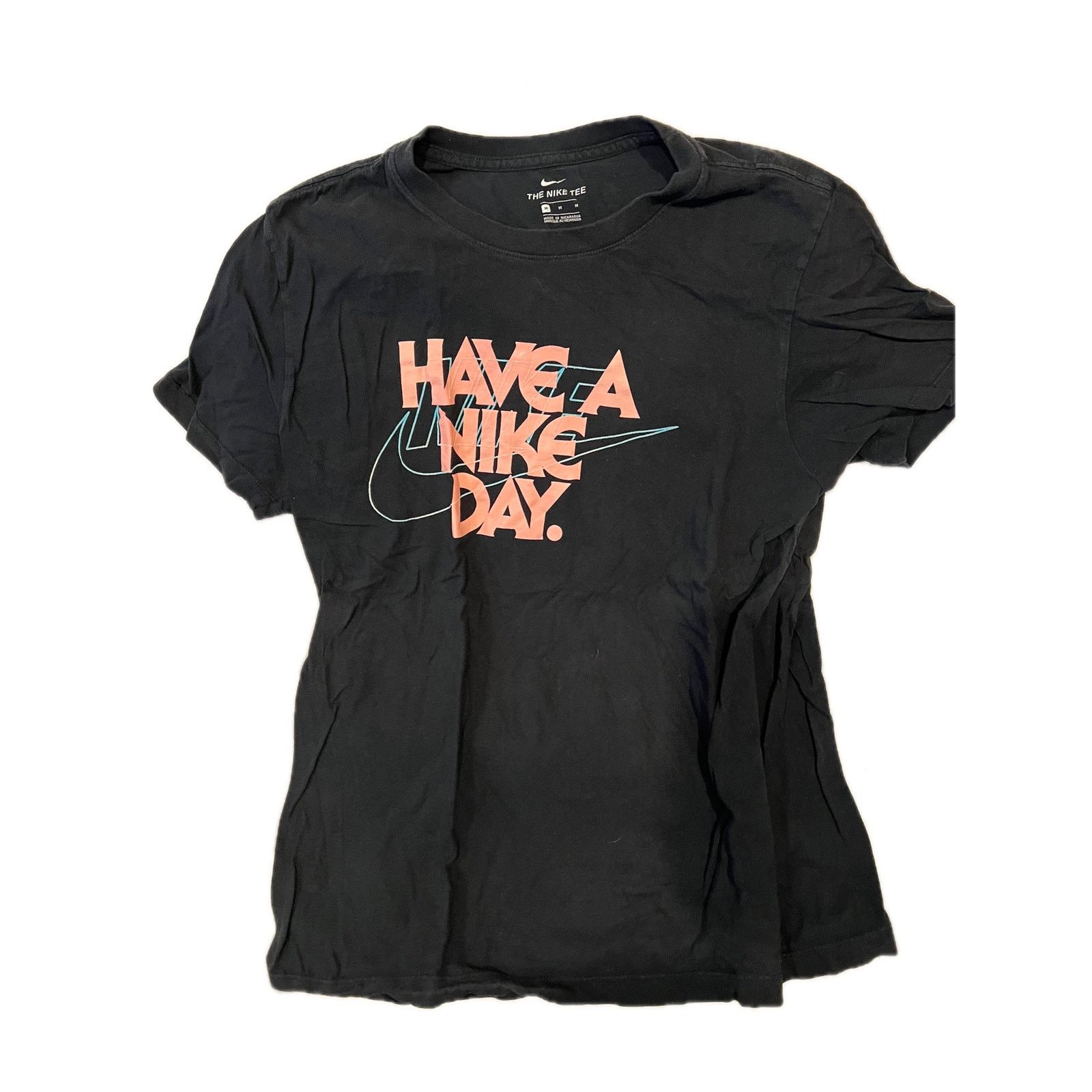 Nike Nike Tee Have A Nike Day Black T-Shirt Mens M Size US M / EU 48-50 / 2 - 1 Thumbnail