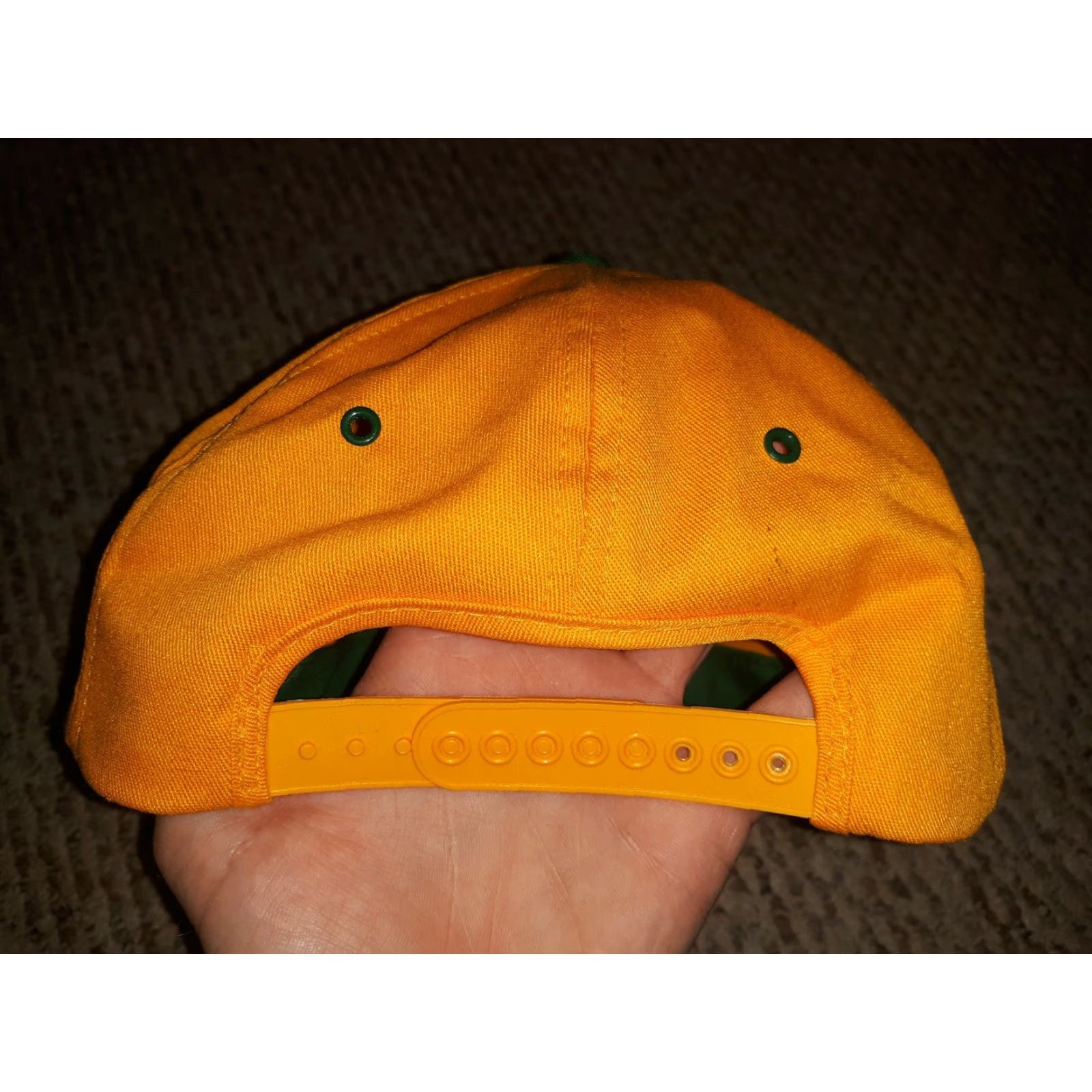 Vintage VINTAGE 1980s DEKALB FARM PATCH SNAPBACK TRUCKER HAT CAP K-Products USA Yellow Cap Men/Women? Size ONE SIZE - 4 Thumbnail