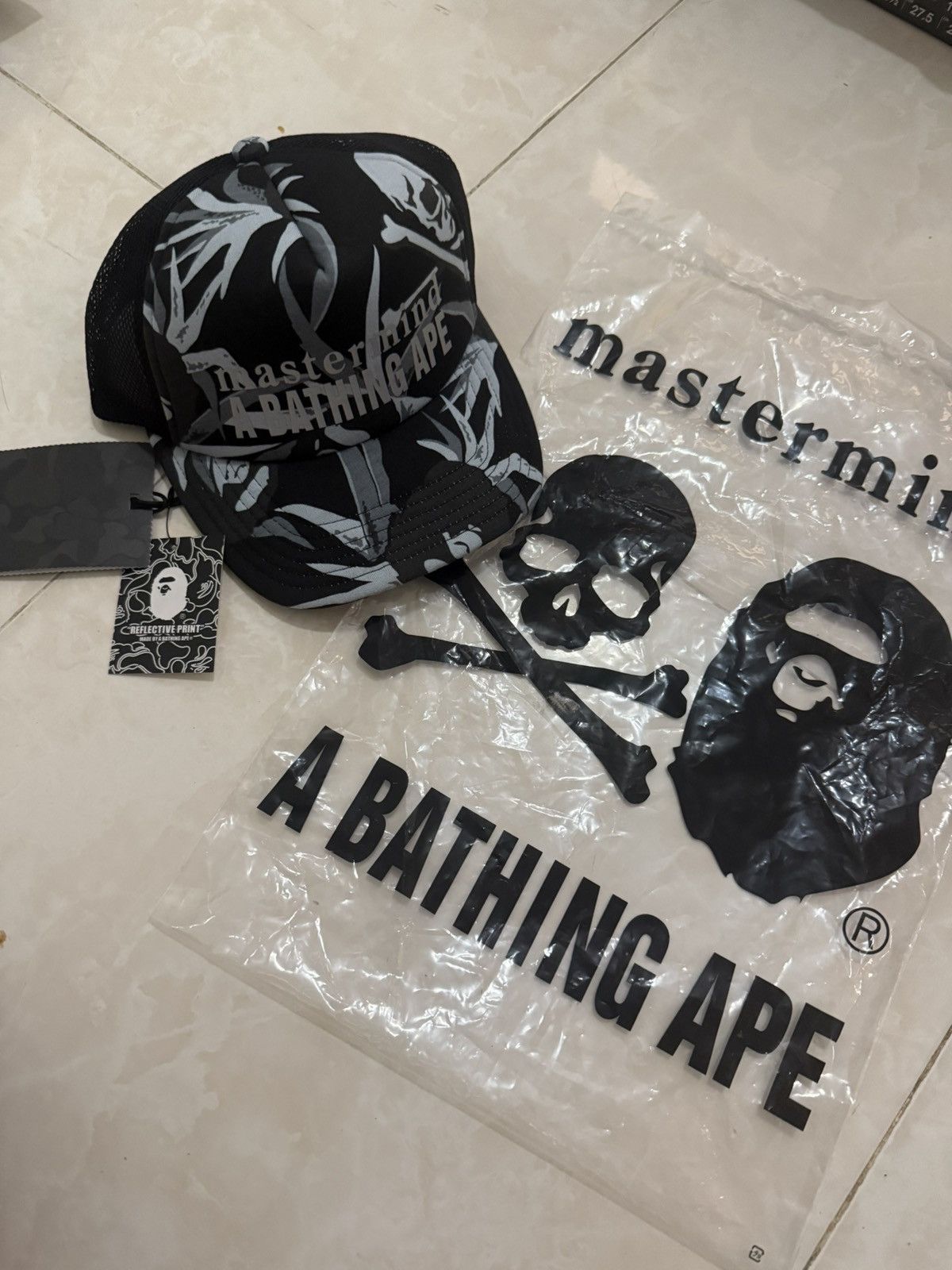 Bape x Mastermind Reflective Logo