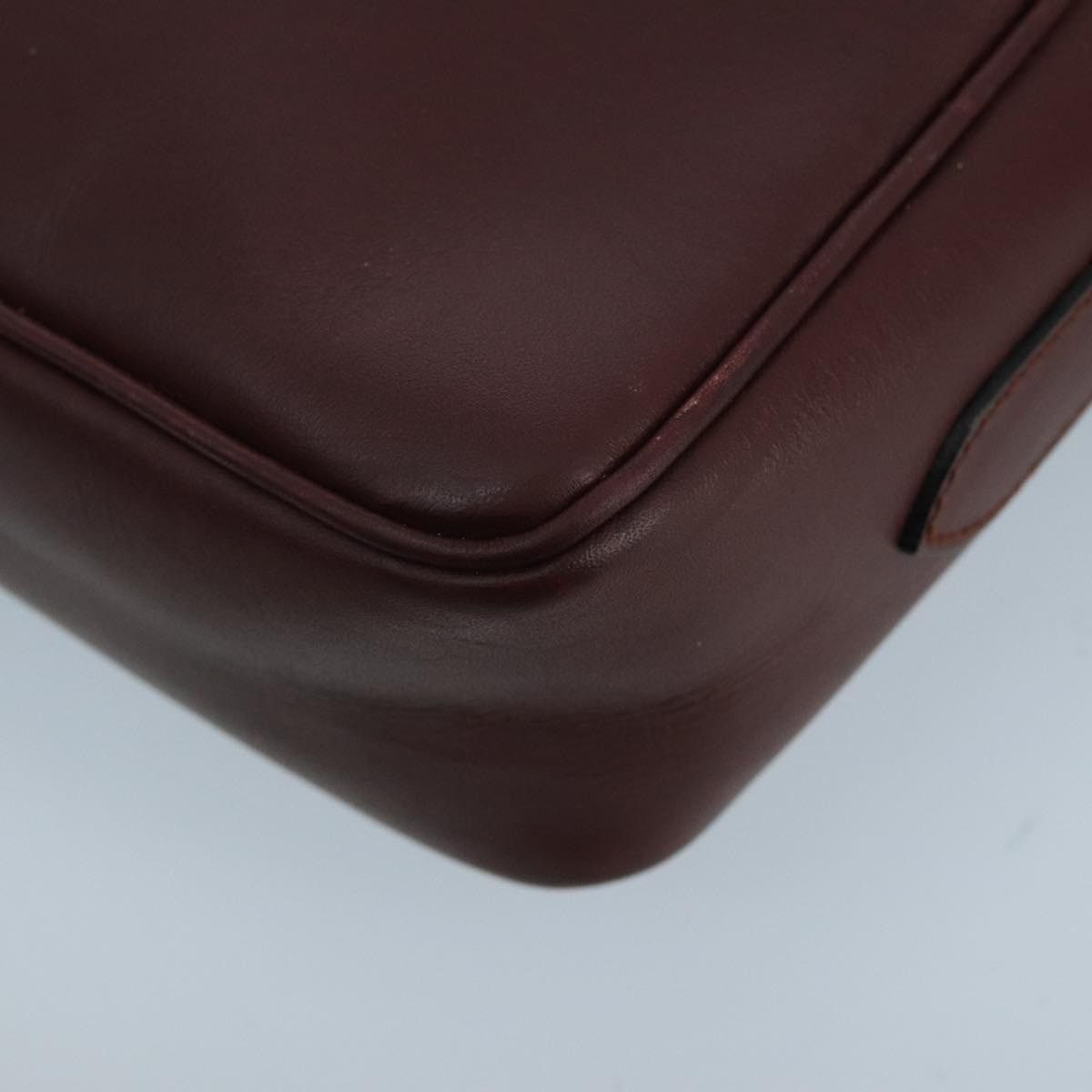 Cartier Cartier Shoulder Bag Leather Bordeaux Gold Size ONE SIZE - 13 Thumbnail