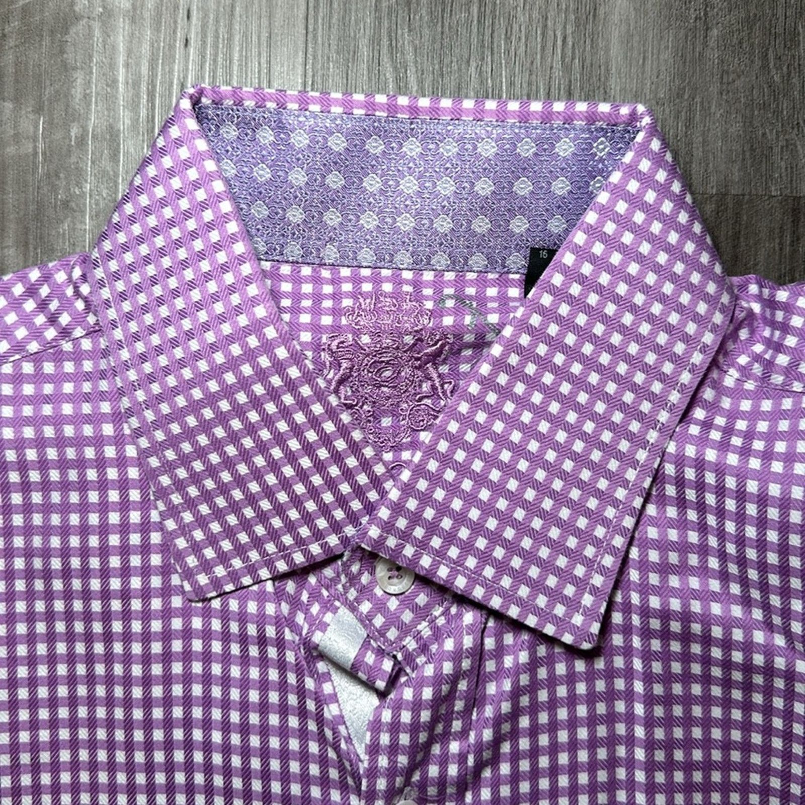 English Laundry English Laundry Long Sleeve Button Down - 16 33/35 (Large) Size US L / EU 52-54 / 3 - 6 Thumbnail