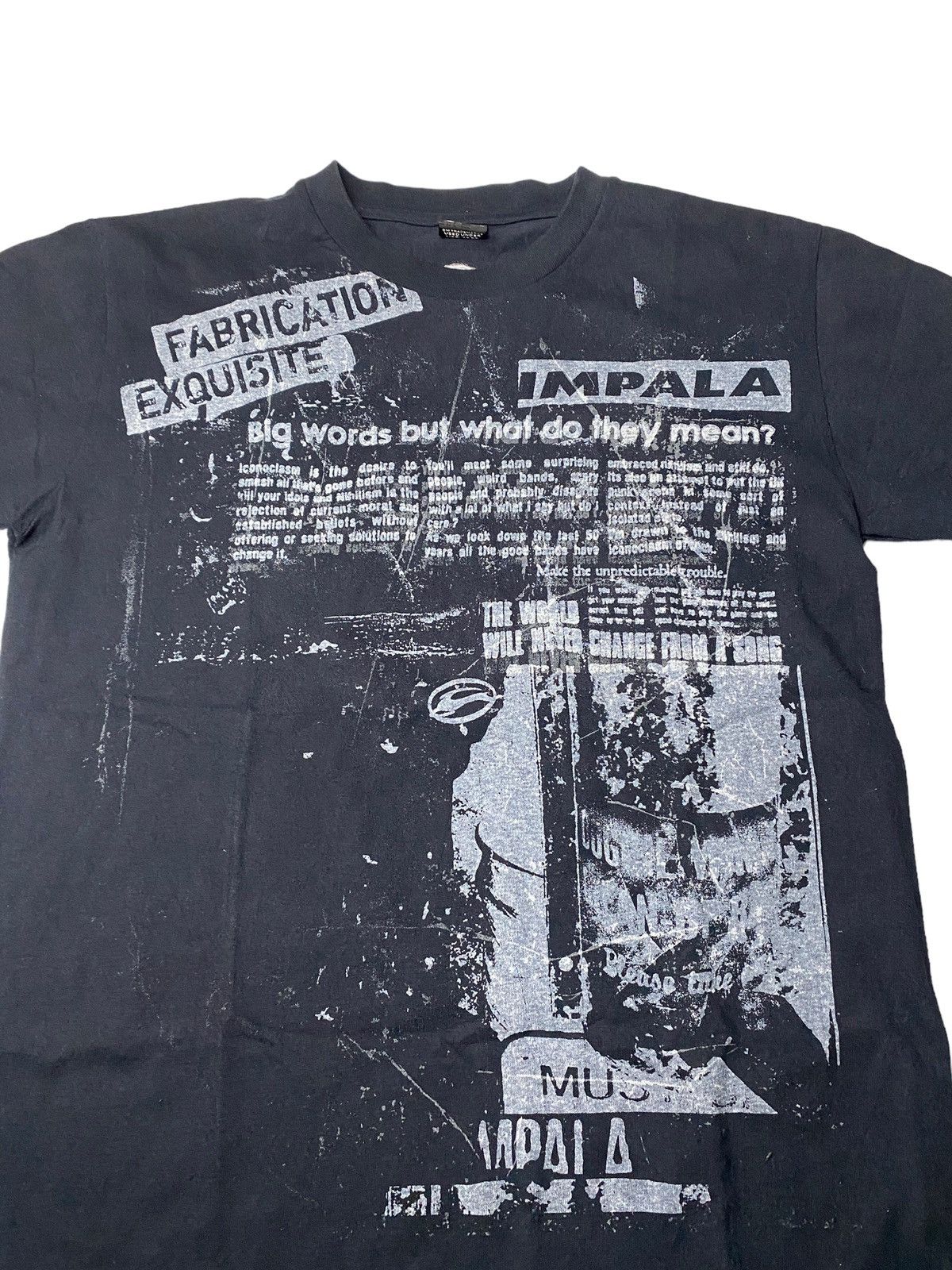 Hysteric Glamour 2000's Impala Poem Punk Shirt Size US L / EU 52-54 / 3 - 3 Thumbnail