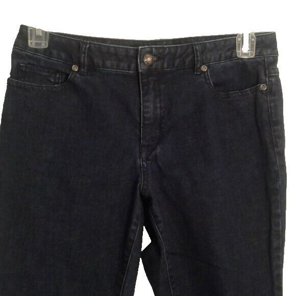 Coldwater Creek Coldwater Creek 8 denim cropped blue jeans Cuffed Plaid Stre Size 30" / US 8 / IT 44 - 3 Thumbnail