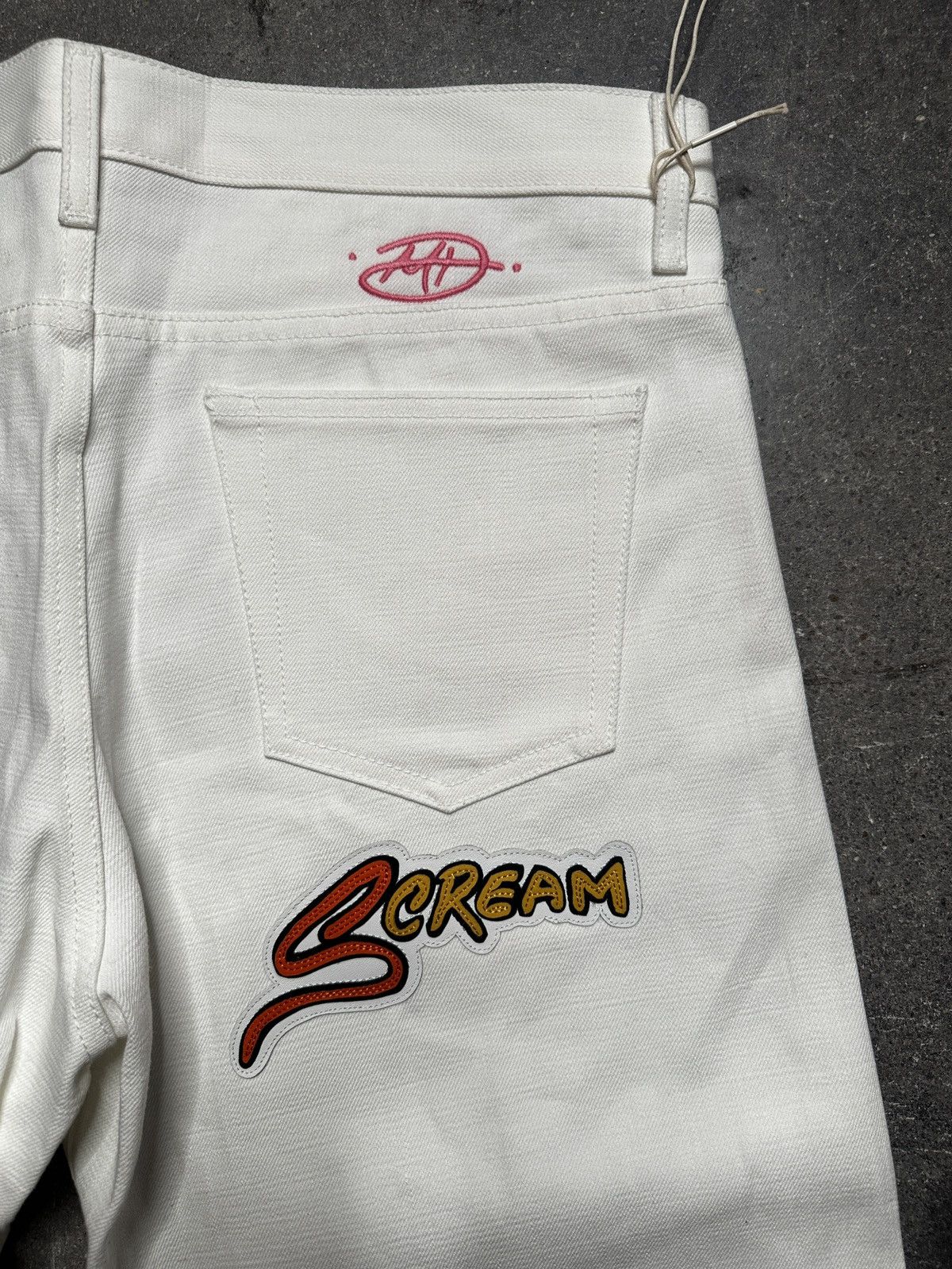 Matty Boy Matty Boy Anti Promo Patch Jeans White Size US 36 / EU 52 - 4 Thumbnail