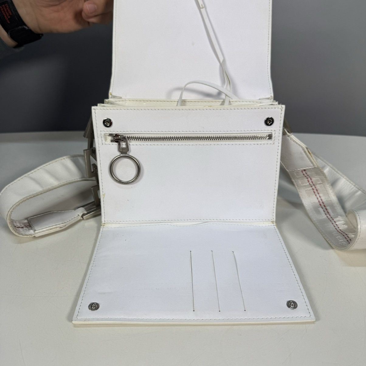 Off-White off-white Virgil Abloh leather bag Size ONE SIZE - 11 Thumbnail