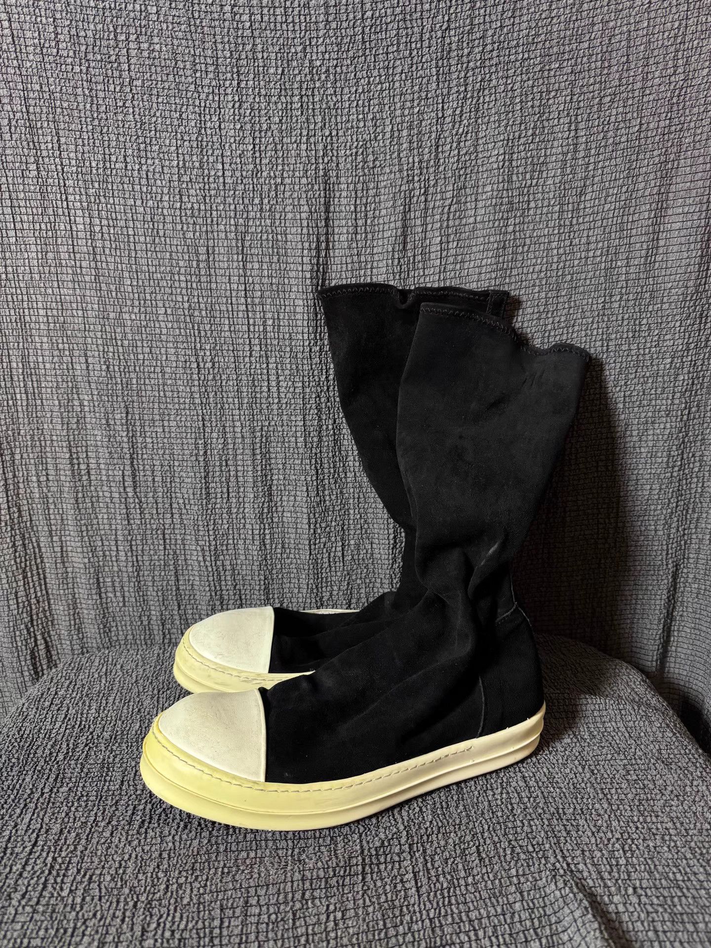 Rick Owens Rick Owens 16SS mainline suede "Adonis" boots Size US 7.5 / EU 40-41 - 2 Thumbnail