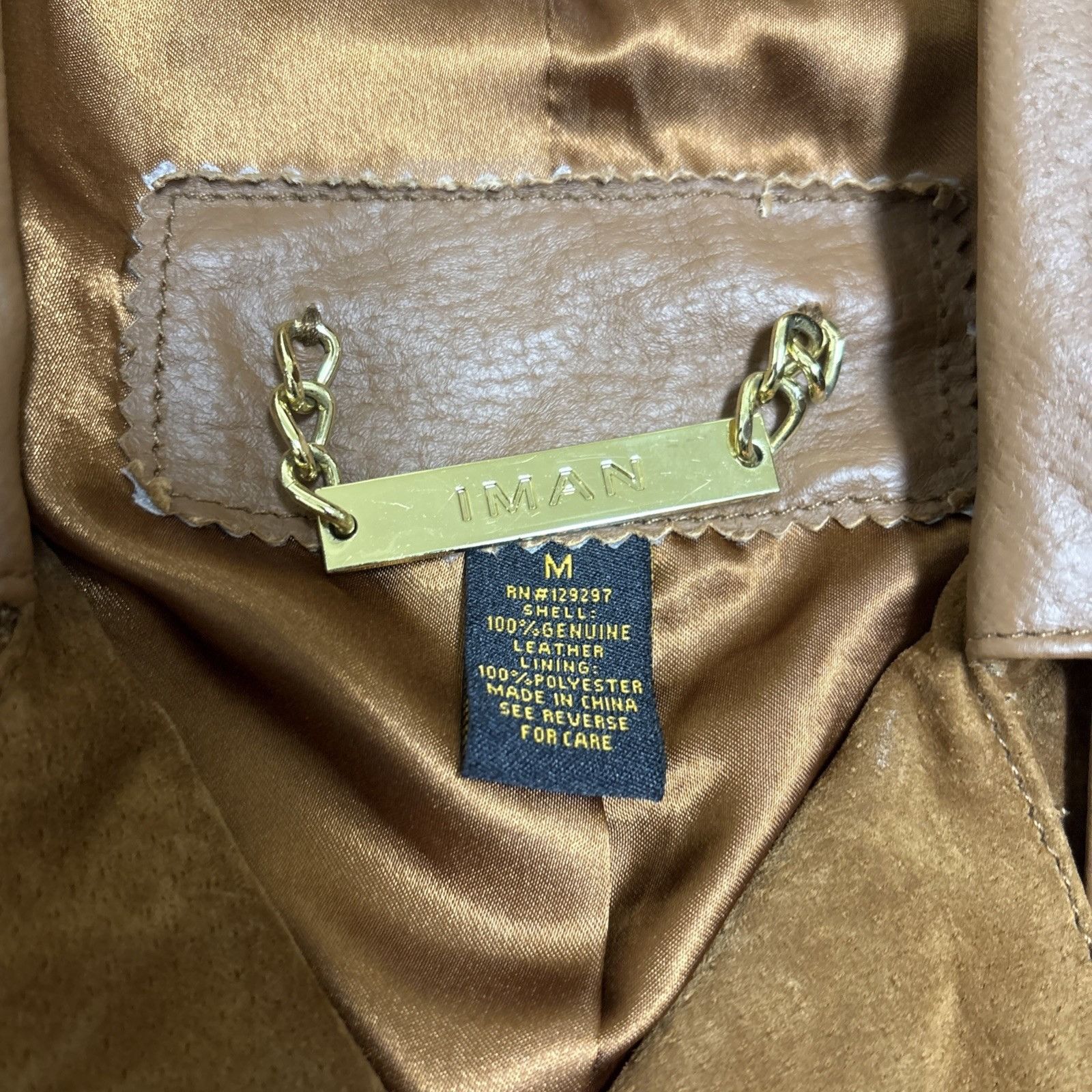 Other Suede Leather Trench Coat Womens M Belted Double Breasted Ch Size M / US 6-8 / IT 42-44 - 8 Thumbnail