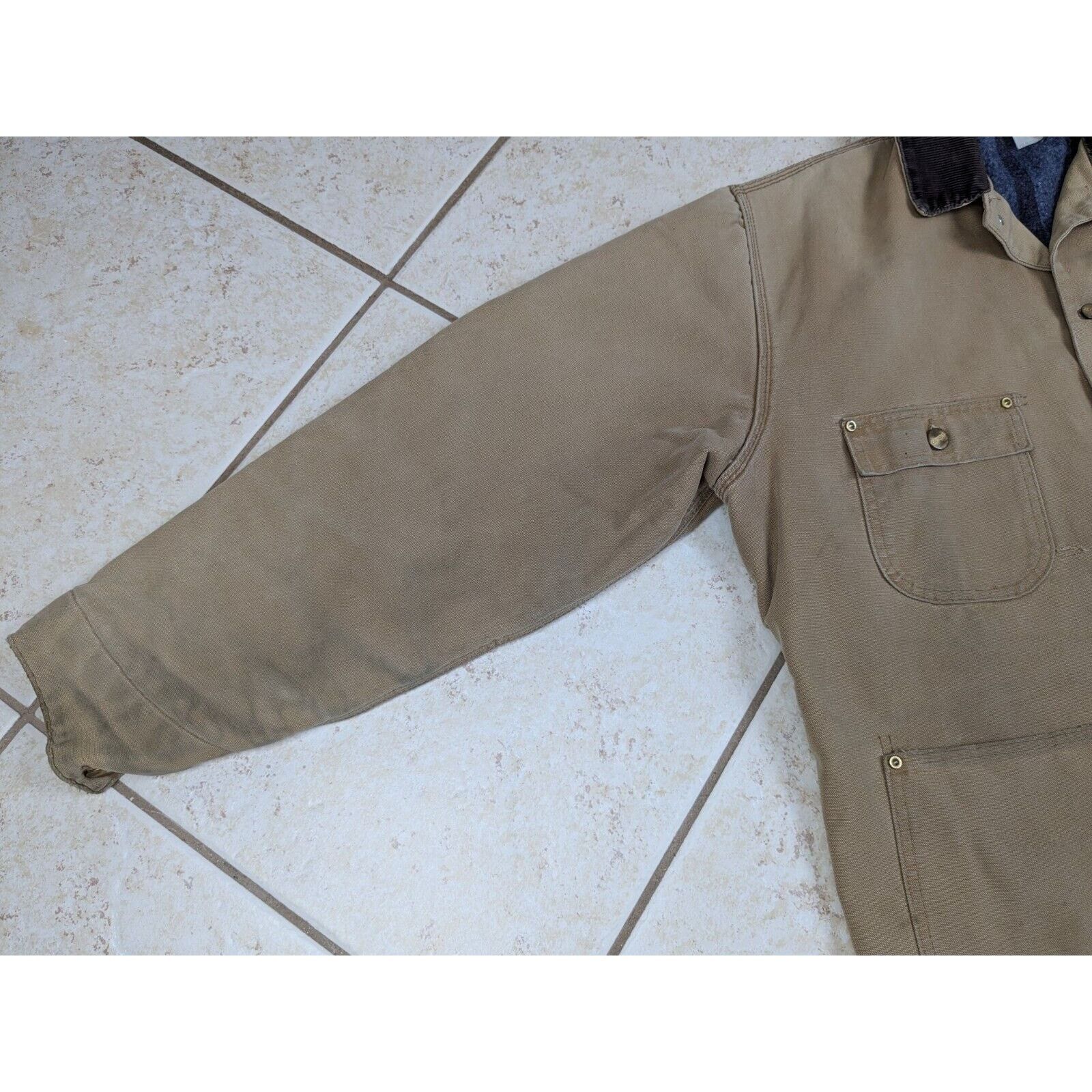 Carhartt Vtg Carhartt Chore Barn Jacket Coat Blanket Lined Canvas Size US XXL / EU 58 / 5 - 9 Thumbnail