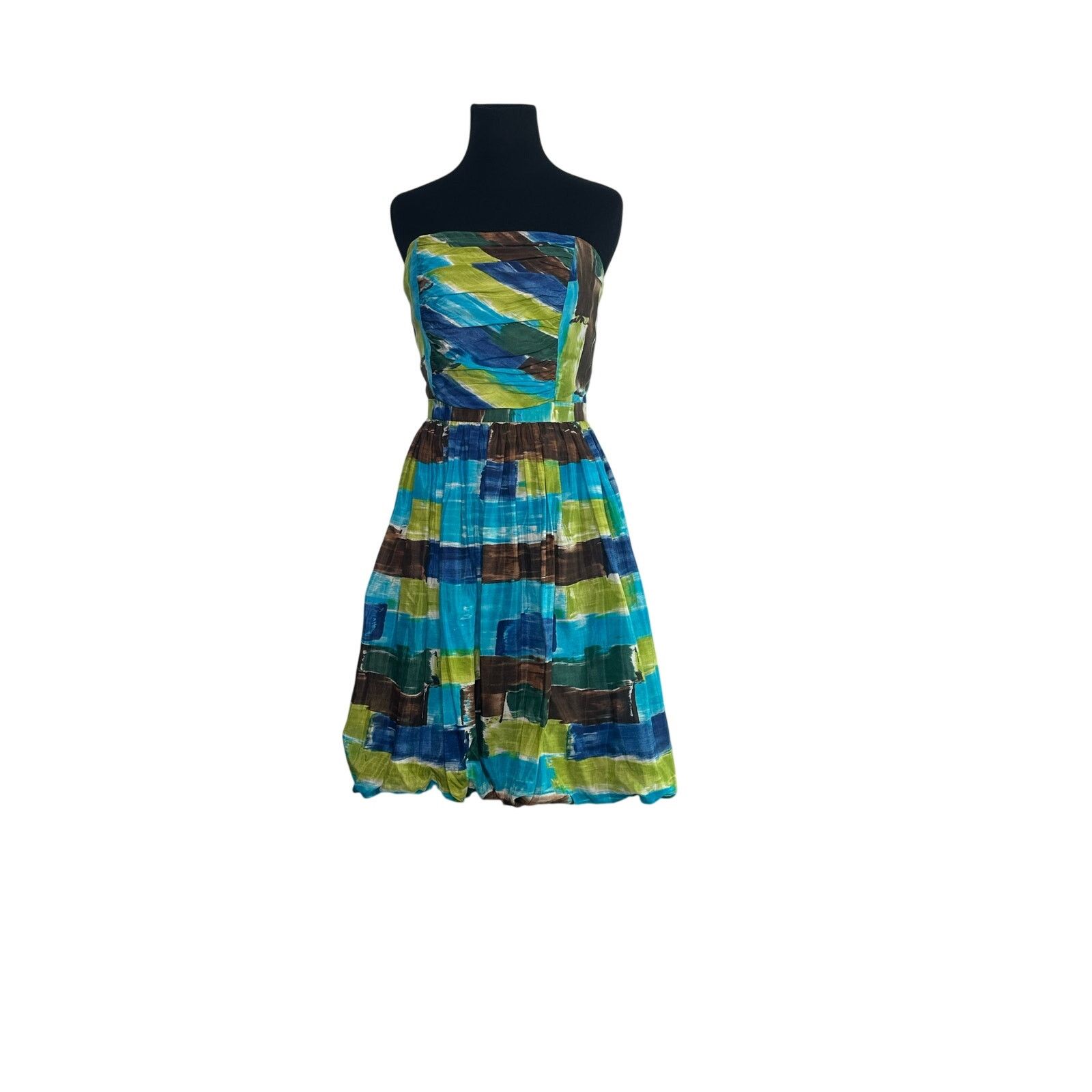 Nine West Nine West colorful Y2K strapless party dress size 12 Size XL / US 12-14 / IT 48-50 - 13 Thumbnail