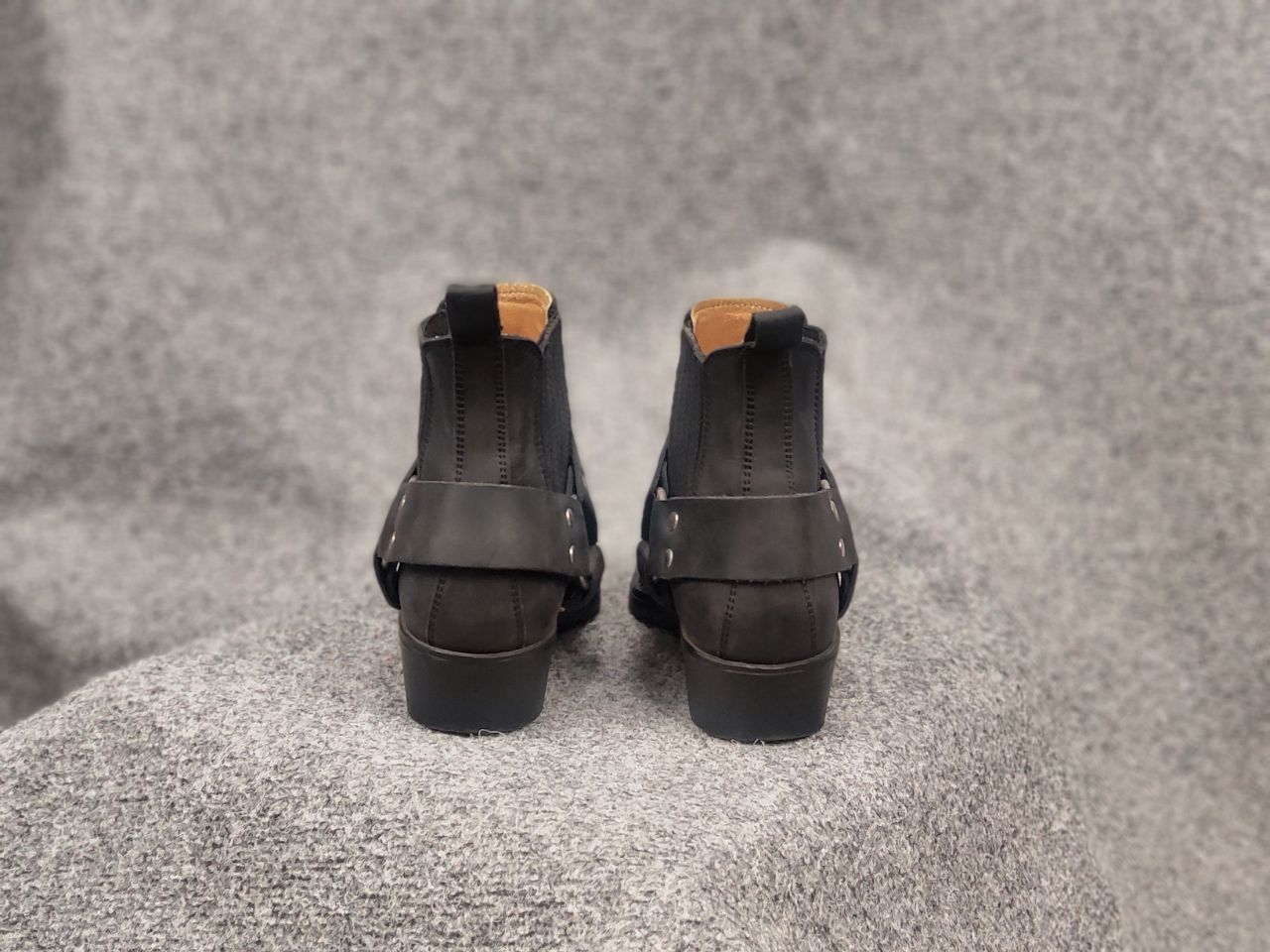 Vintage Kochmann Spain Design Western Ankle Leather Vintage Boots Size US 7 / IT 37 - 5 Thumbnail